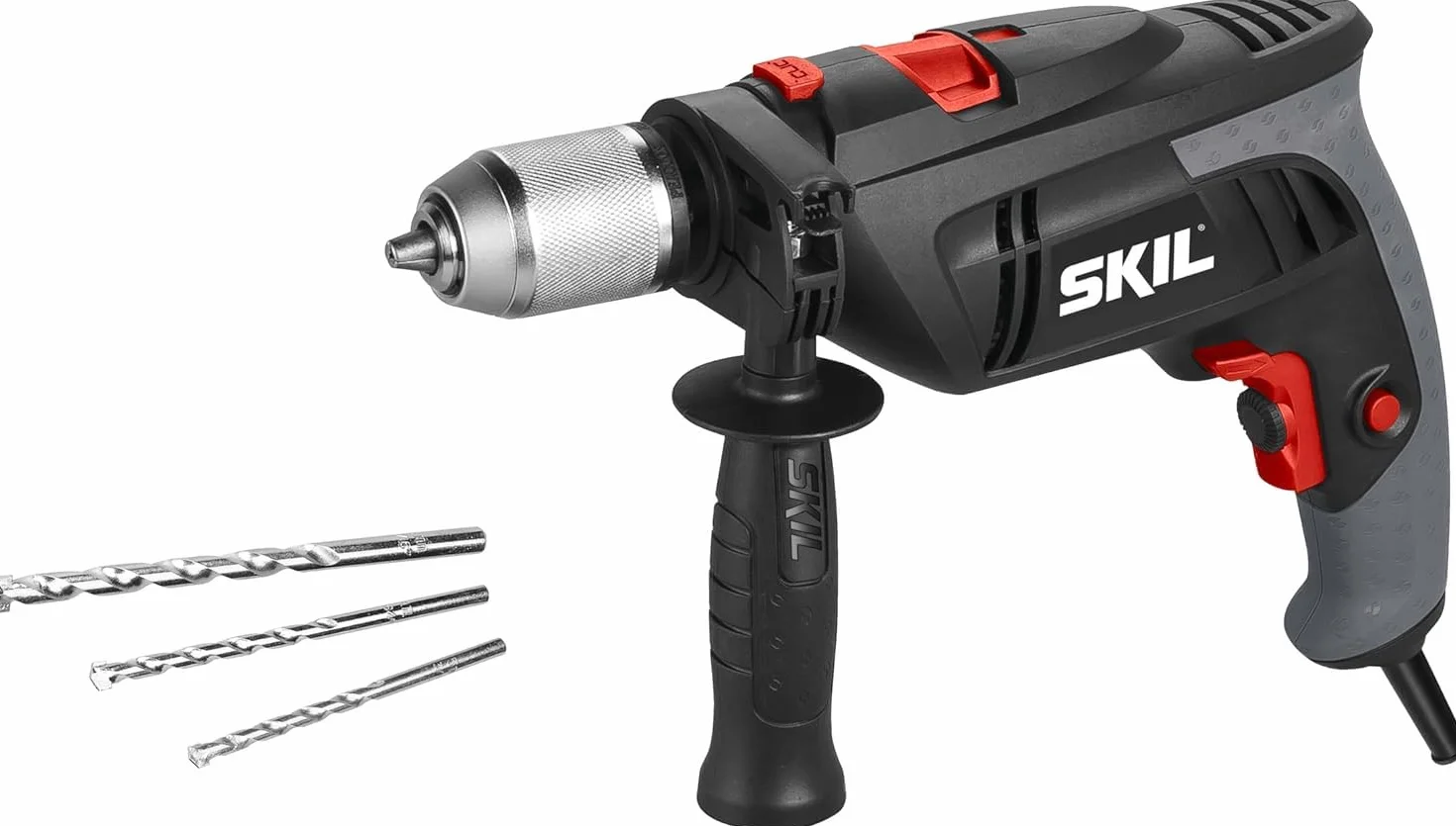 SKIL 6398 AA wiertarka udarowa (1000 W, funkcja biegu lewoskrętnego, średnica uchwytu wiertarskiego 13 mm) F0156398AA
