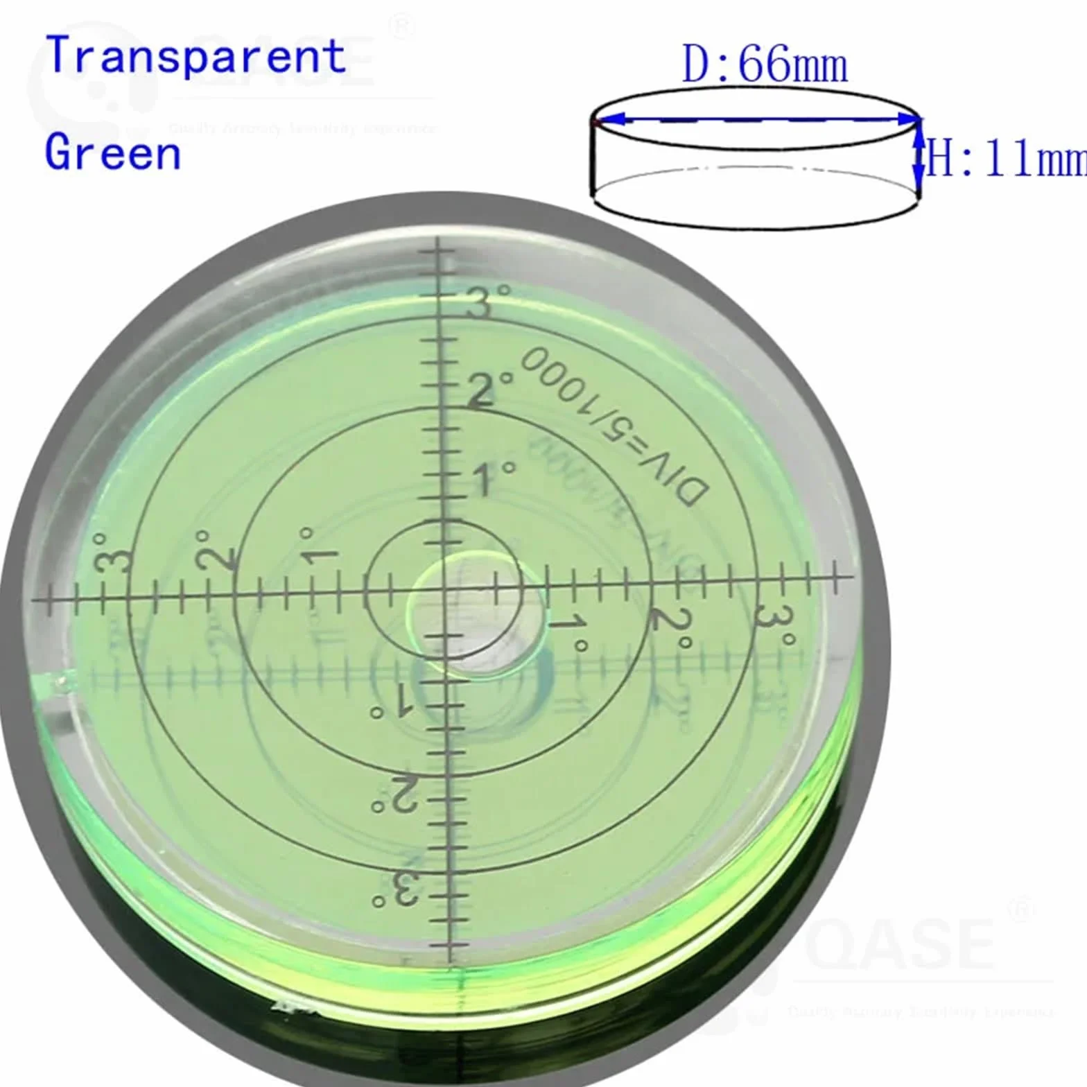 1 sztuk Dia 32 do 80mm okrągły poziomica akrylowa poziomica uniwersalna poziomica inklinometr koraliki poziomujące narzędzie | Acrylic Circular Bubble Level Dia 32-80 mm Universal Spirit Level Nivel Bulb Inclinometer Leveling (YY-6611G)