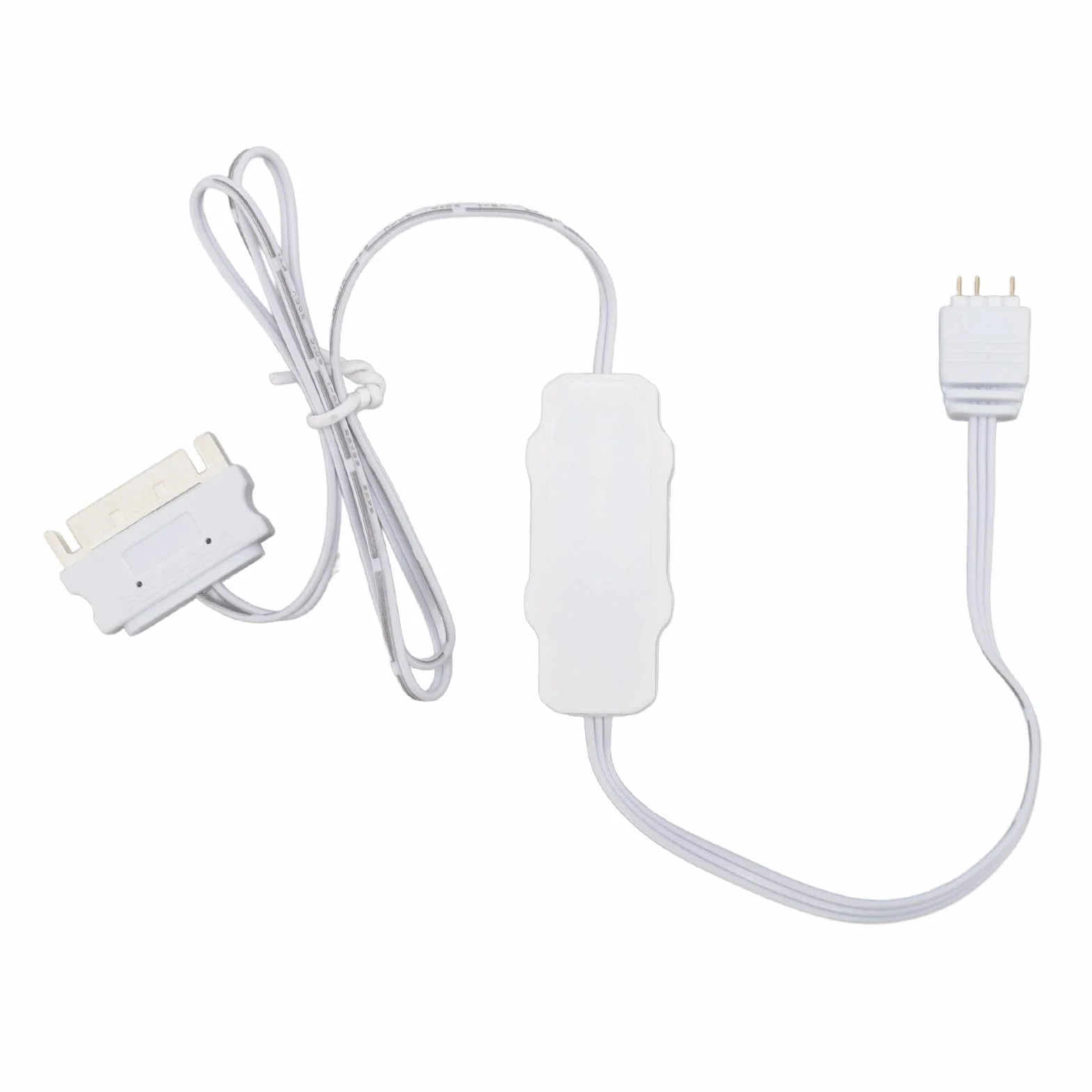 Kontroler Wentylatora Komputera ARGB 5V 3 Pin Easy ARGB Light Stripe Remoteer Proste Przyciski Biały