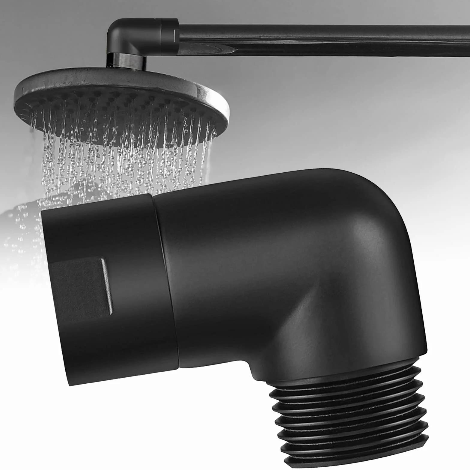 Adapter Do Słuchawki Prysznicowej 90 Stopni - Przedłużacz Ramienia Prysznicowego, Ruchomy Adapter Do Głowicy (1