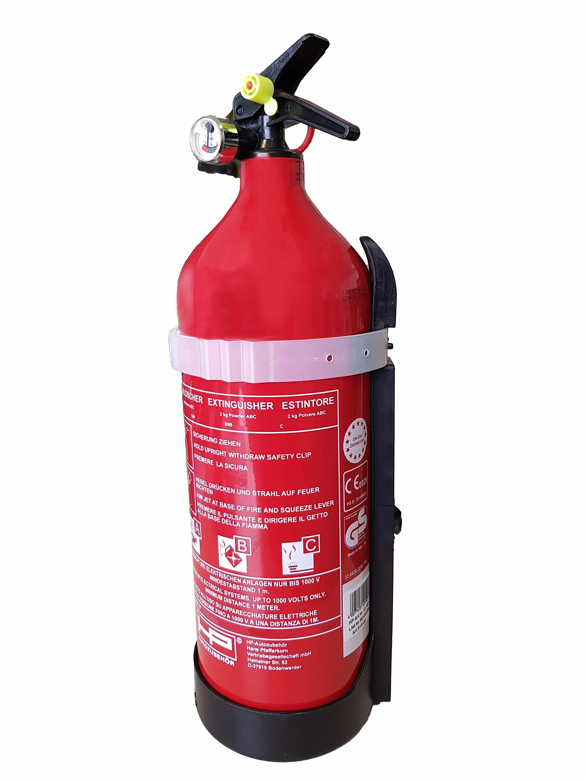 HP-Autozubehör 10152 gaśnica samochodowa ABC 2 kg