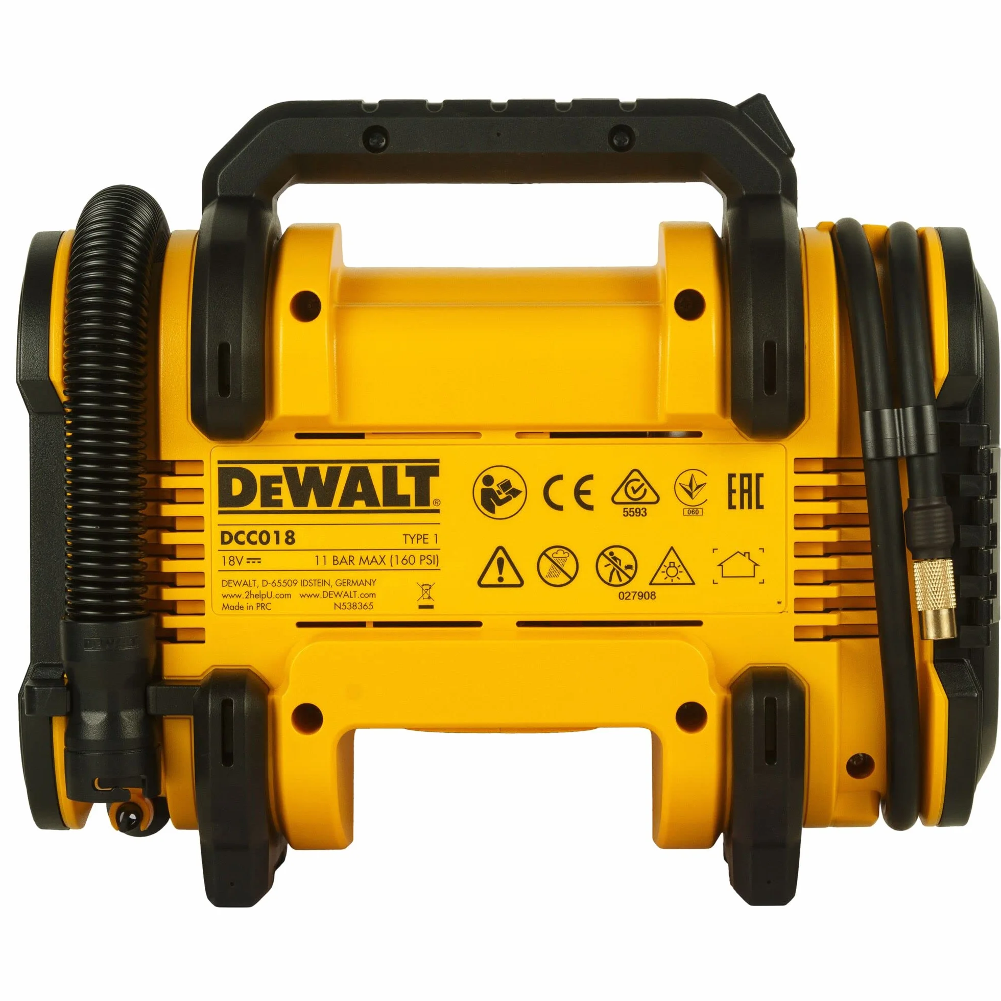 DEWALT Inflador Aire XR 18V 12V Coche - Bez Ładowarki/Akumulatora