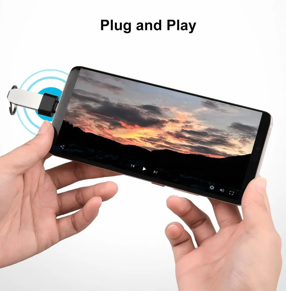 Adapter USB C na USB 3.0 OTG 4 Sztuki, Kompatybilny z MacBook iPhone 17/16/15 iPad Samsung Galaxy S25 S24 S23 A56 A36 A16, Czarny