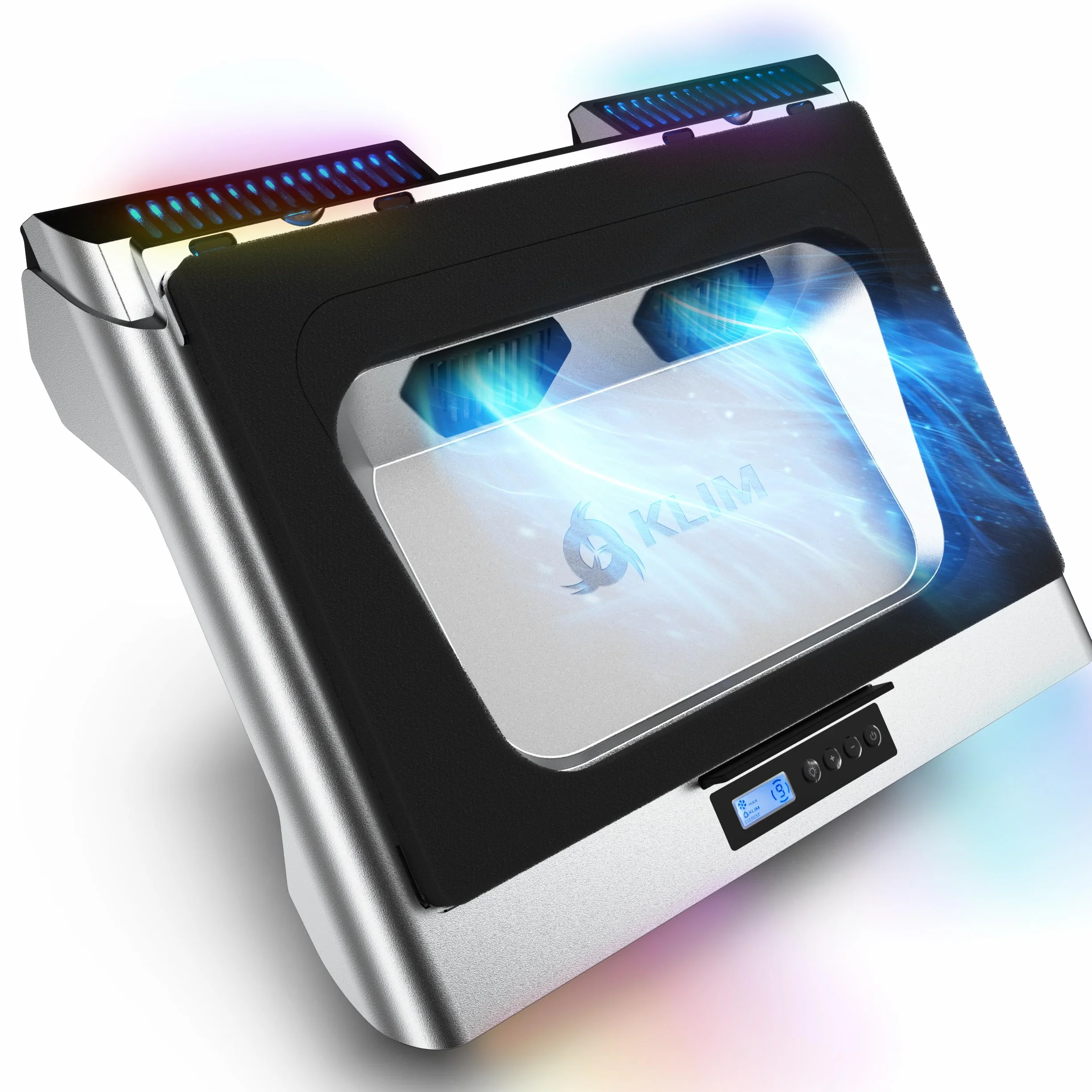 KLIM Everest Wentylowany uchwyt do laptopa 14-17,3" Turbowentylator 4300 obr./min pianka izolacyjna