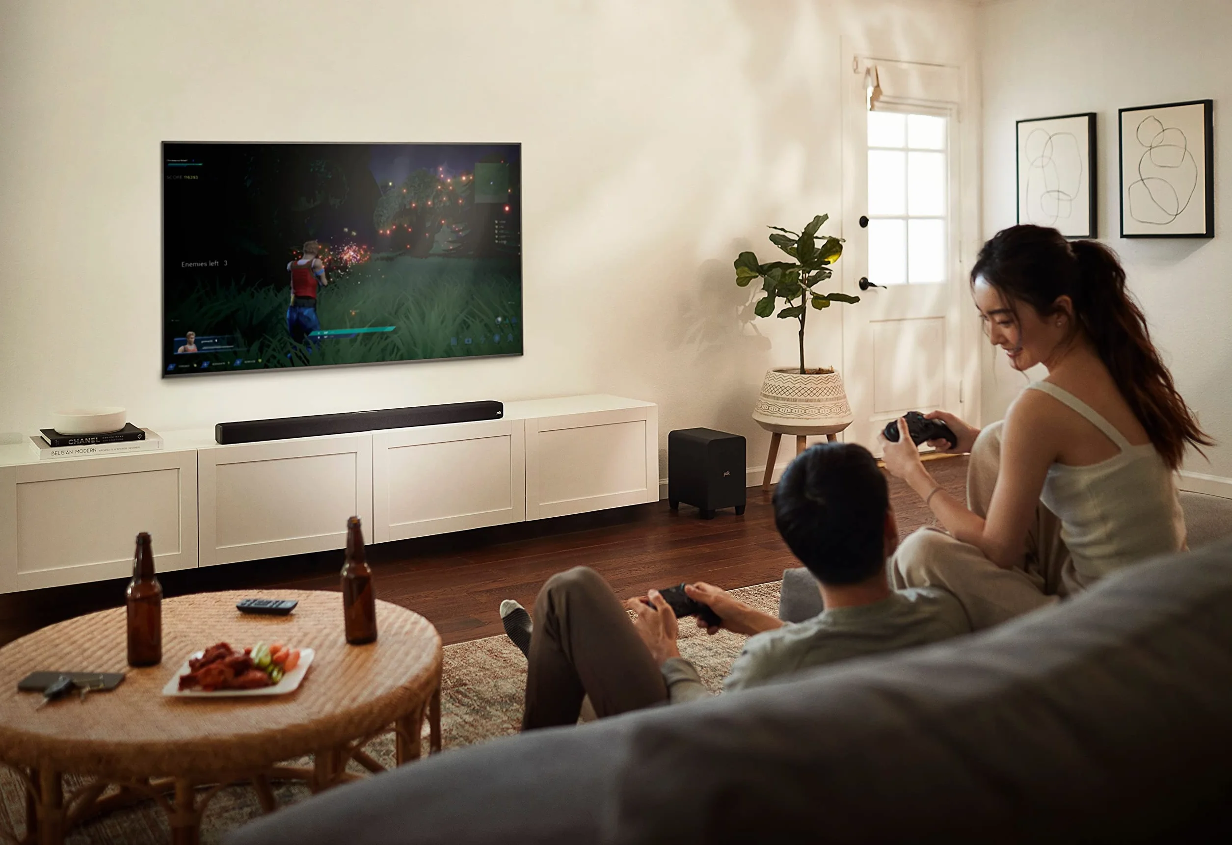 Polk Audio Signa S4 Soundbar, Czarny, 104,6 x 24,13 x 6 cm
