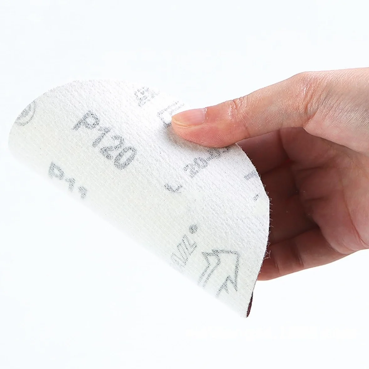 100 szt. Tarcze szlifierskie z haczykiem i pętelką 4" 5" Papier ścierny z tlenku glinu do szlifierki mimośrodowej - ziarnistość 40-2000(180grit 4")