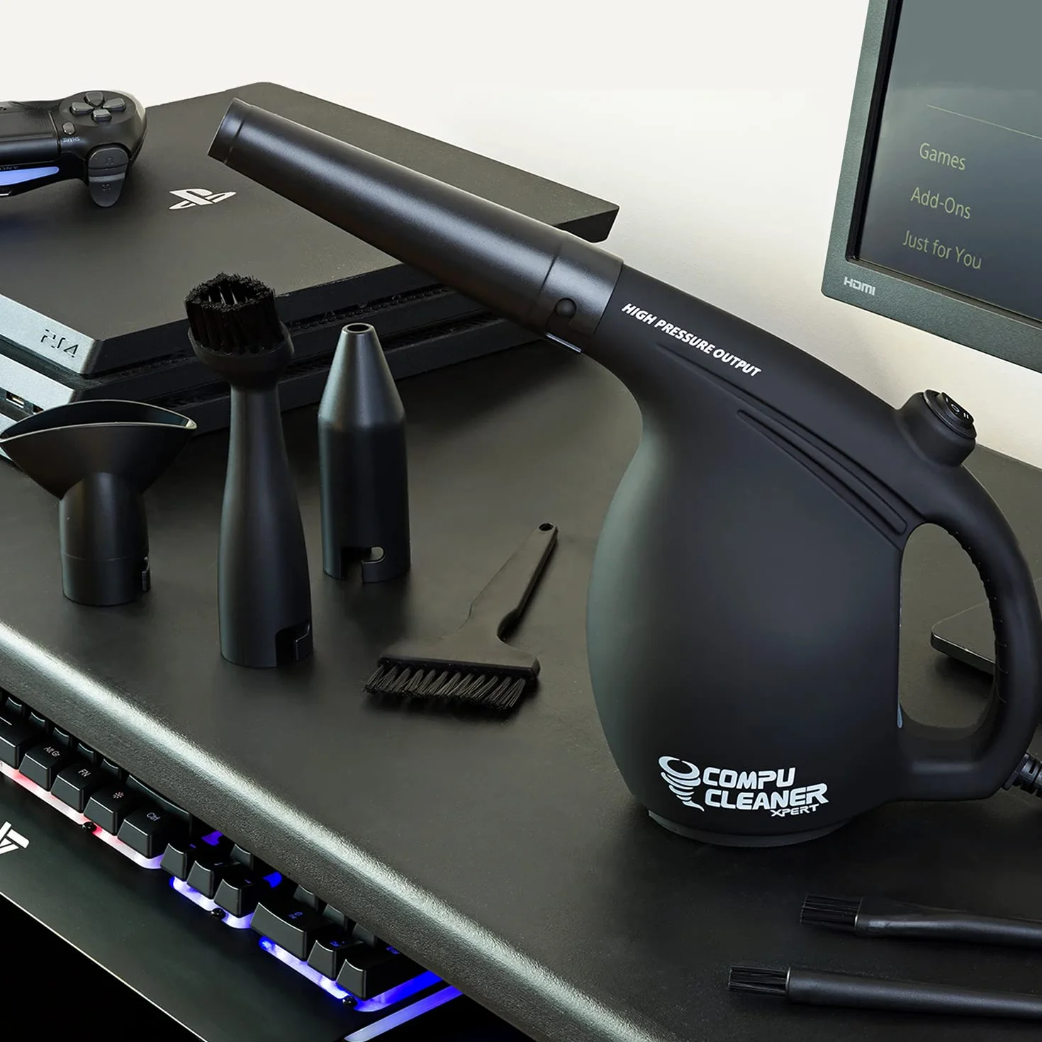 IT Dusters CompuCleaner Xpert Elektryczna dmuchawa do kurzu do PC laptopa elektroniki