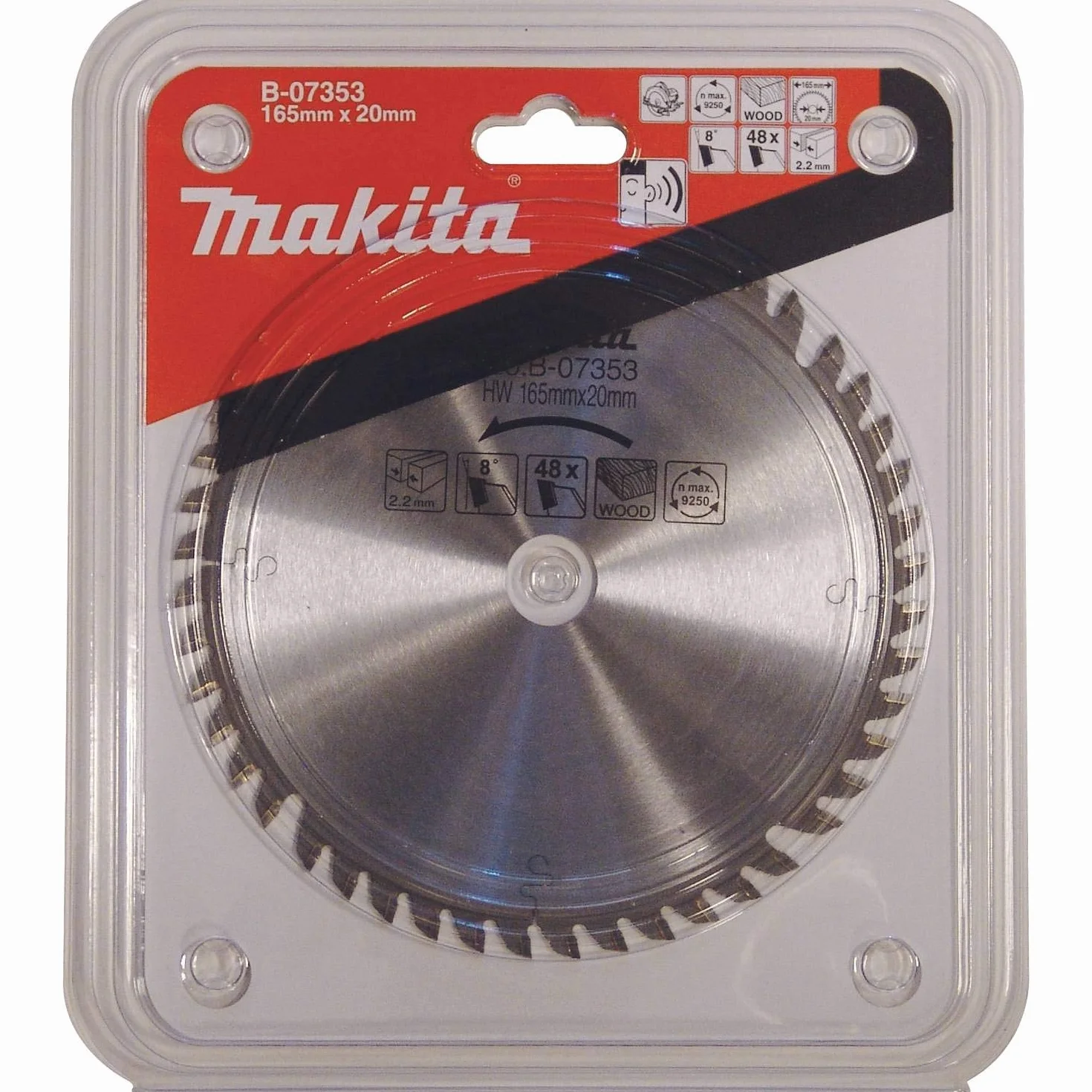Makita B-07353 165 mm x 20 mm ostrze z węglika spiekanego