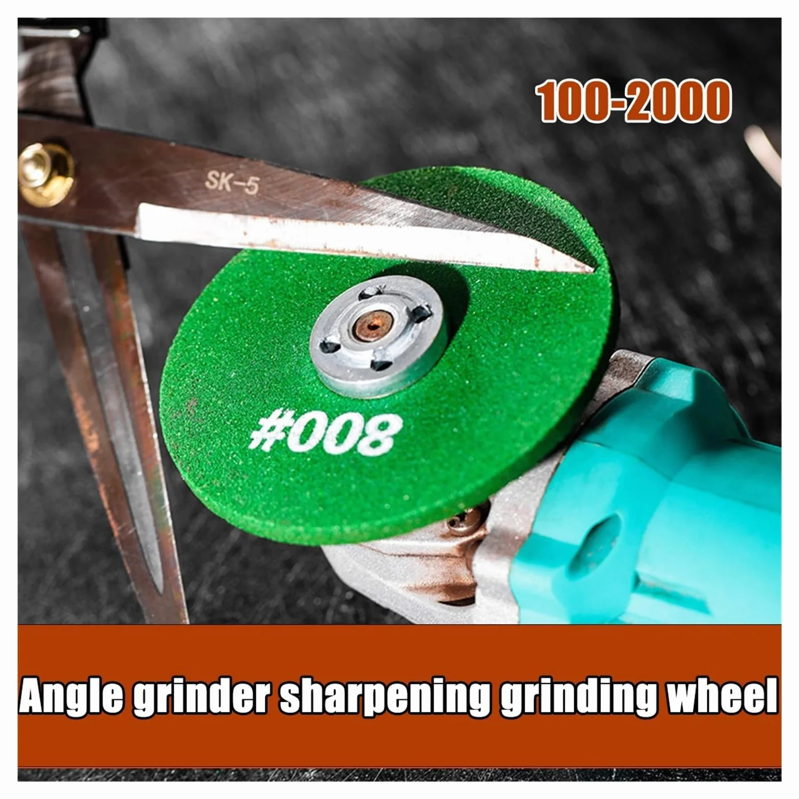 Tarcze lamelkowe o ziarnistości 800-1000 do szlifierki kątowej, 5 szt(600x1PCS)