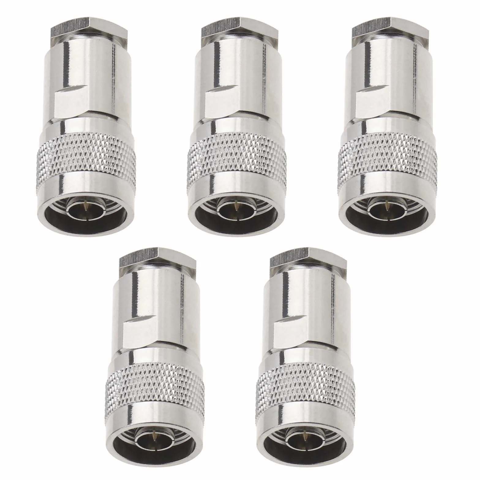 5 sztuk Typ N adapter złącze koncentryczne do 7D-FB Ecoflex 10 RG213 RG214 LMR400