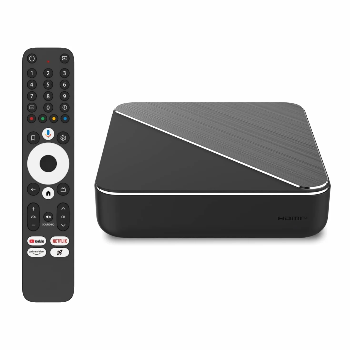 Dune HD Homatics Box R 4K Plus Android TV 14 | Odtwarzacz Multimedialny | Chromecast | Mini PC | Netflix | Dolby Vision & Atmos | 4GB, AV1, Wi-Fi 6, 1Gbit, ISO DV P7 FEL MKV AFR | HDR10+ | DTS