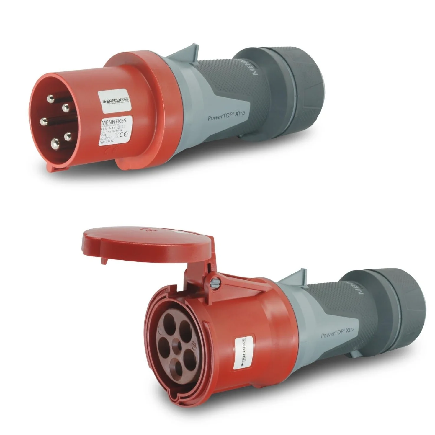 Zestaw wtyczek i z??czy CEE 400V/63A 5p IP44 - Mennekes