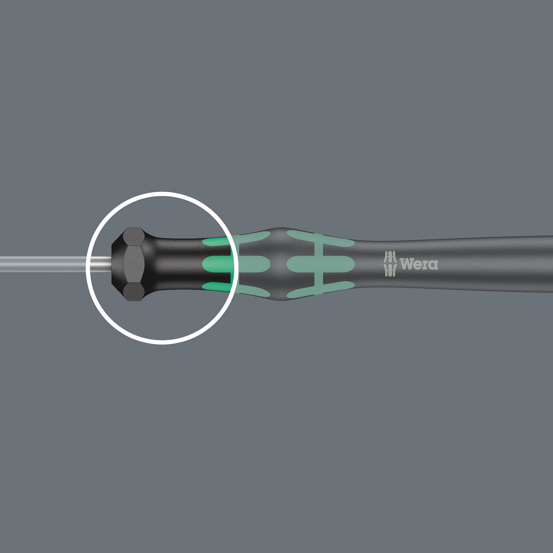 Wera 2050 Kraftform śrubokręt krzyżakowy, PH 0 x 40 mm, 05118026001, czarno-zielony