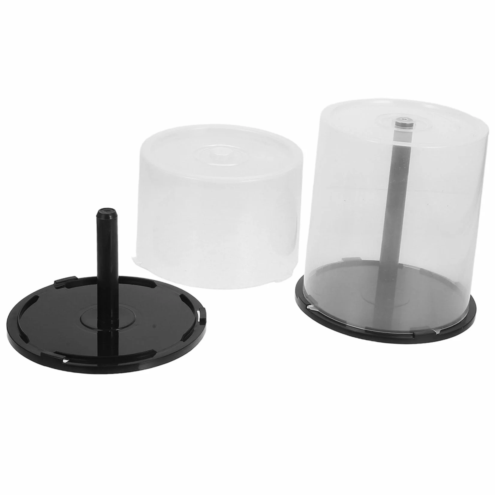 Yardenfun 2 Szt. Pojemnik Płyty Cd Dvd Przezroczysty Organizer Do Przechowywania Płyt