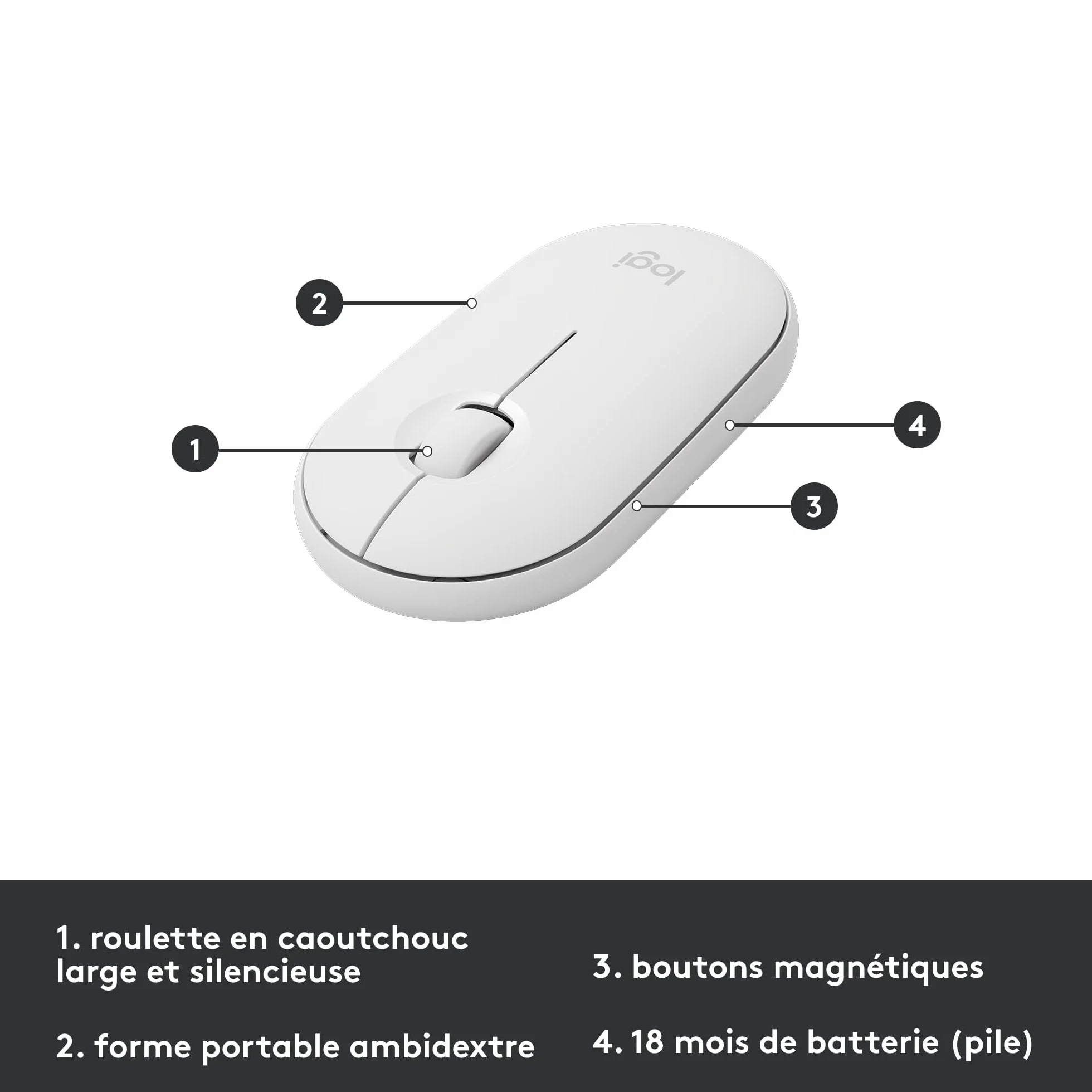 Logitech MK470 Slim Bezprzewodowa klawiatura i mysz Combo FRA AZERTY