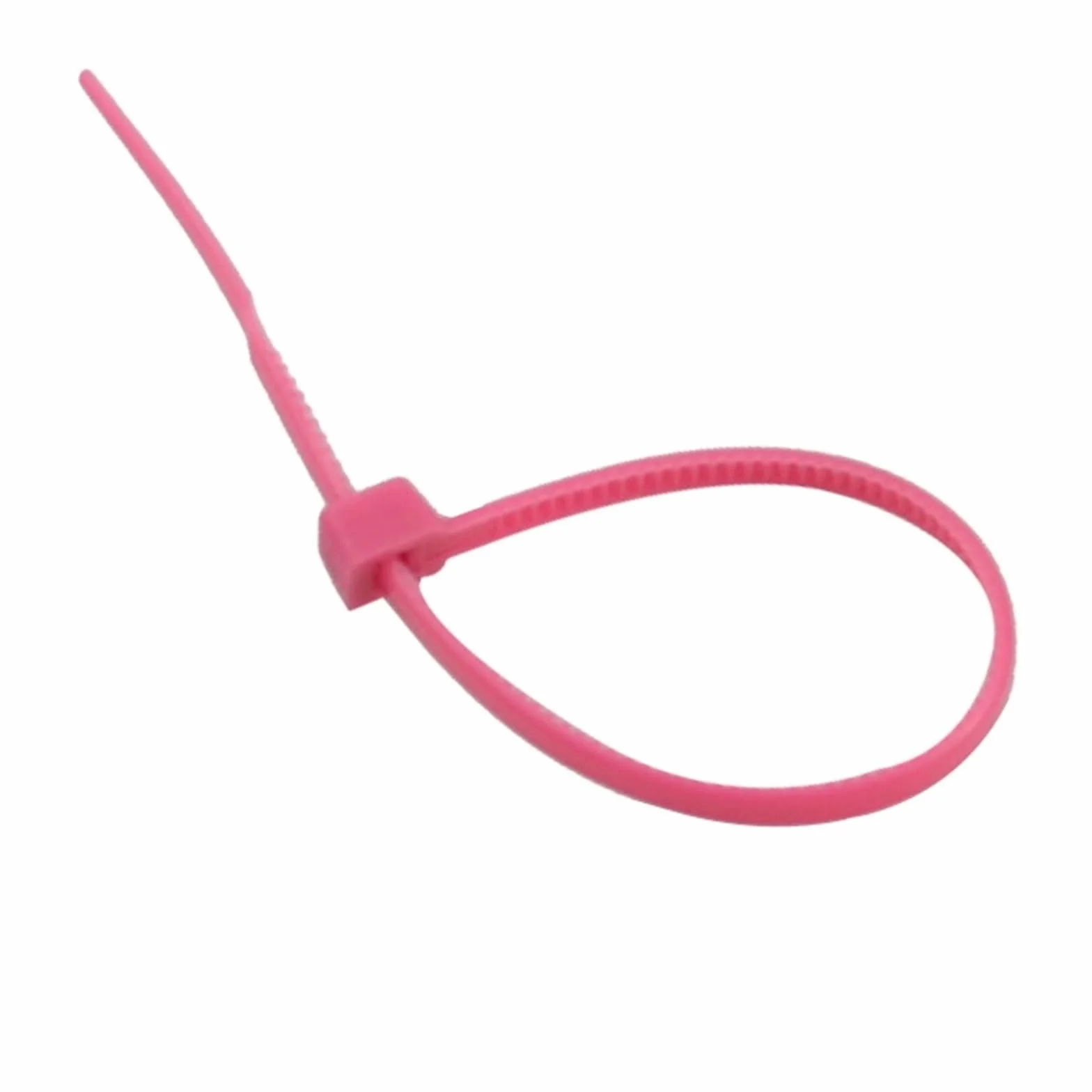 3 * 100 mm samozaciskające nylonowe opaski kablowe szt. Kolorowe pętle zaciskowe do przewodów(Pink)
