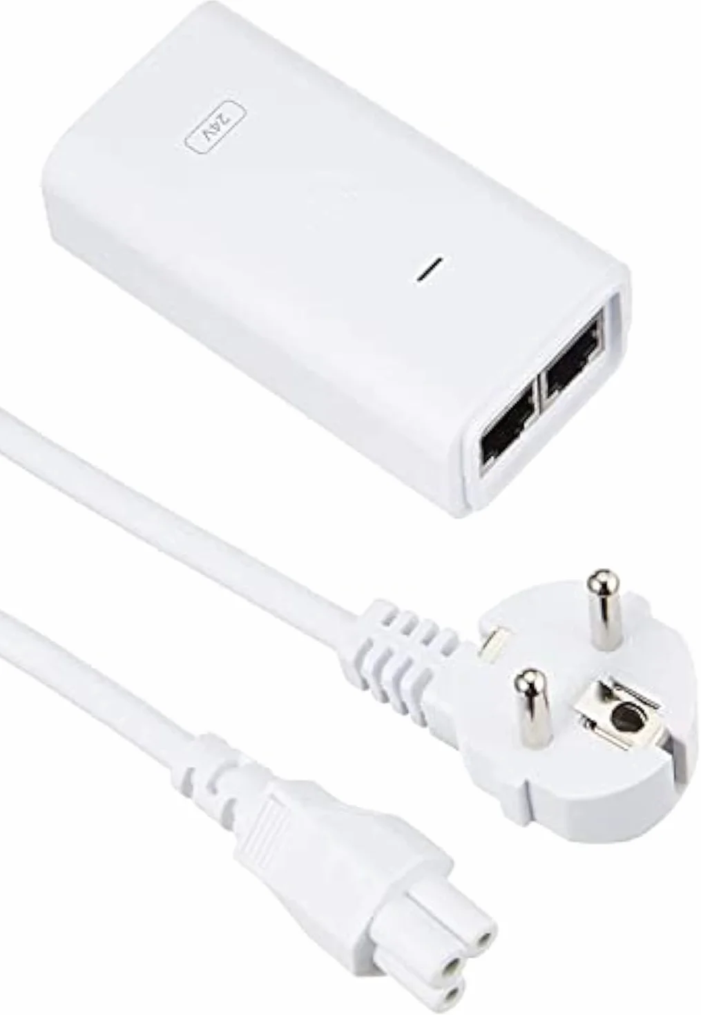 Ubiquiti Adapter PoE, biały (POE-24-12W) [kompatybilny z wieloma urządzeniami PoE], POE 24-12W-WH