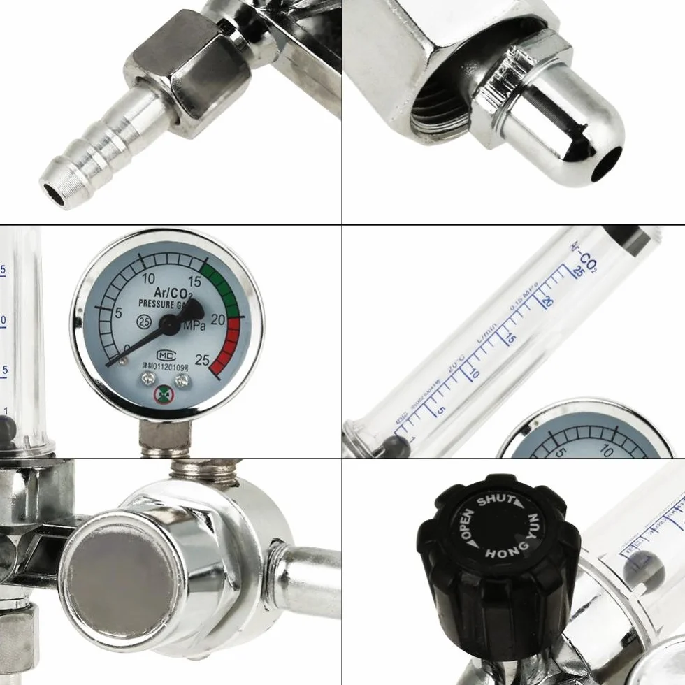 Regulator ciśnienia 0-25 MPa Argon Mig Tig Regulacja przepływu gazu