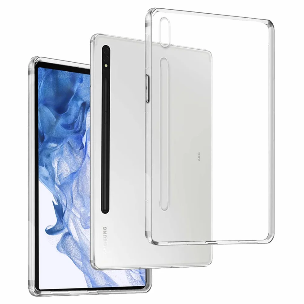 SAMSUNG GALAXY TAB S8 11" Etui Silikonowe Przezroczyste Ultra Cienkie 0,33mm TPU Ochronne