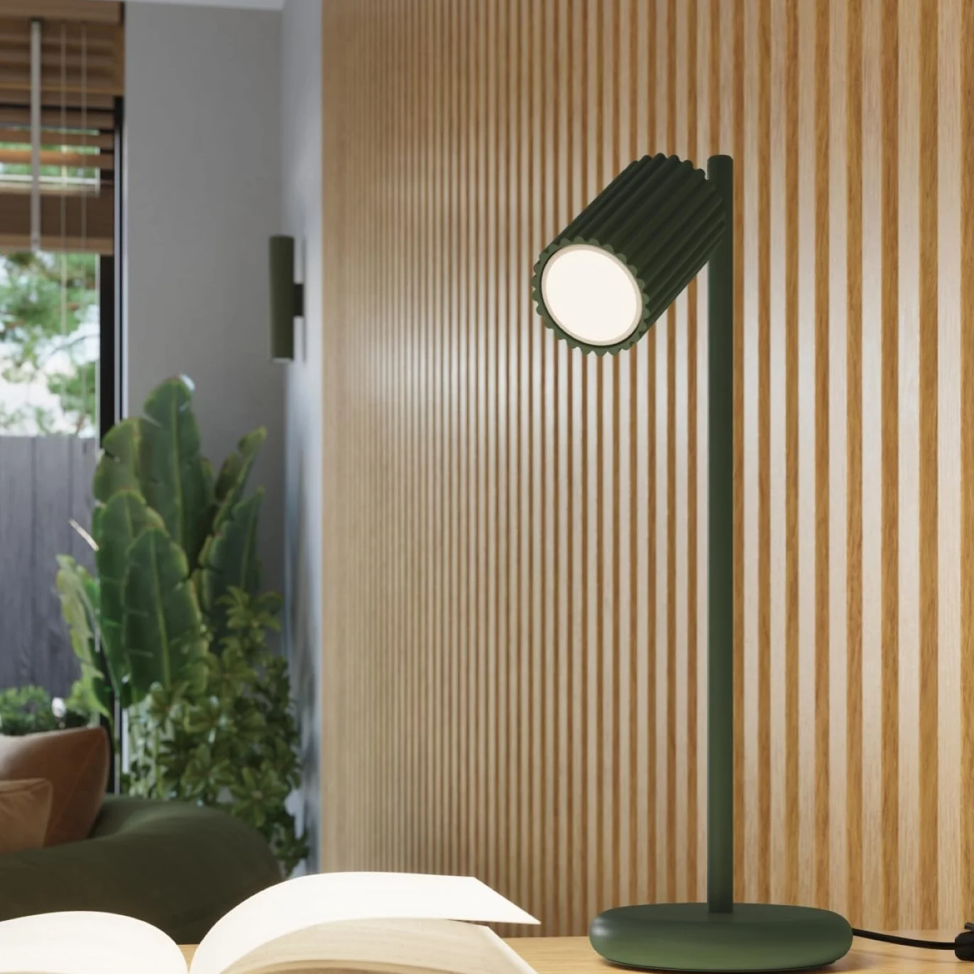 Plafon GLOOW 3L zielony oliwkowy LED 3000K