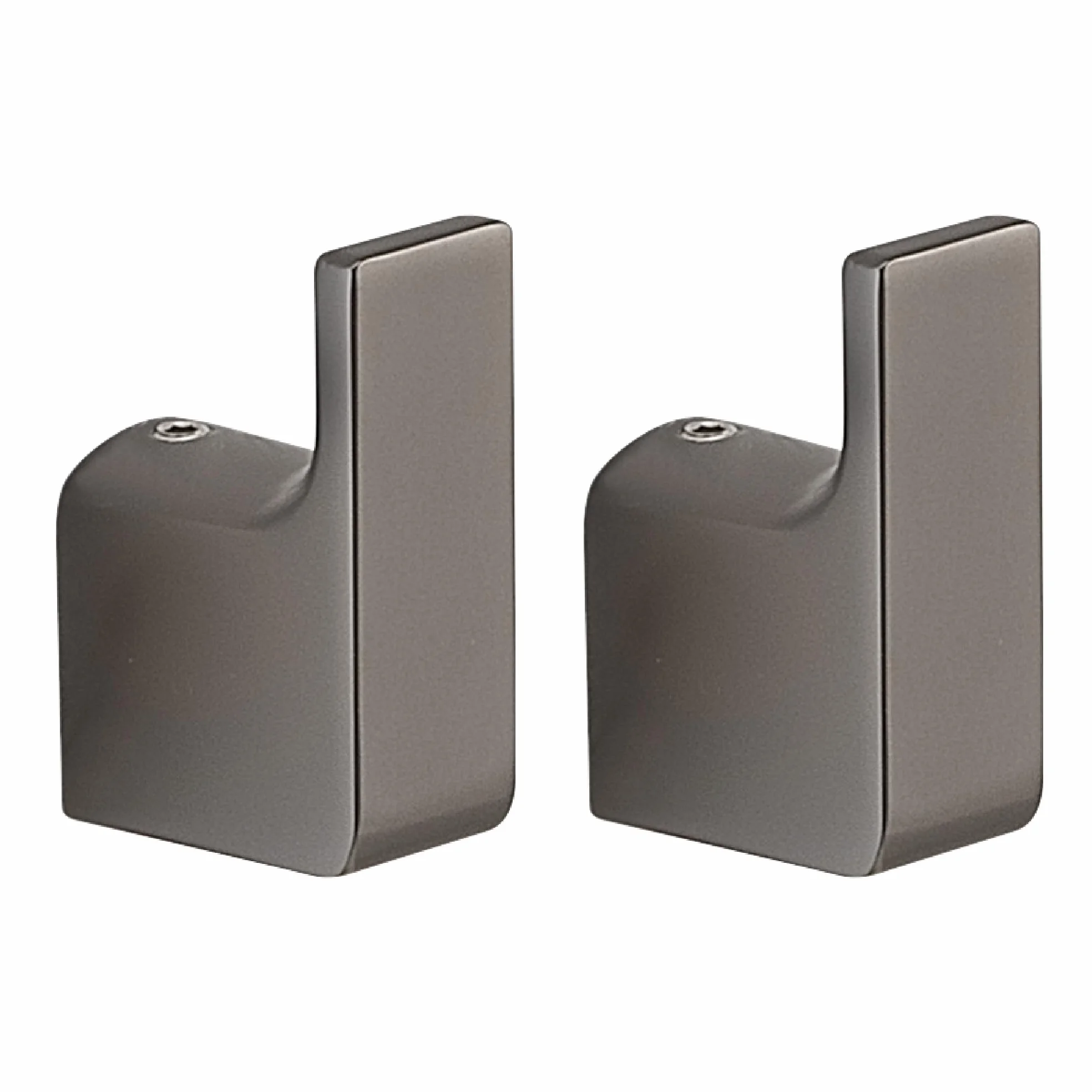 Gedy Zestaw 2 wieszaków Pirenei Gun Metal