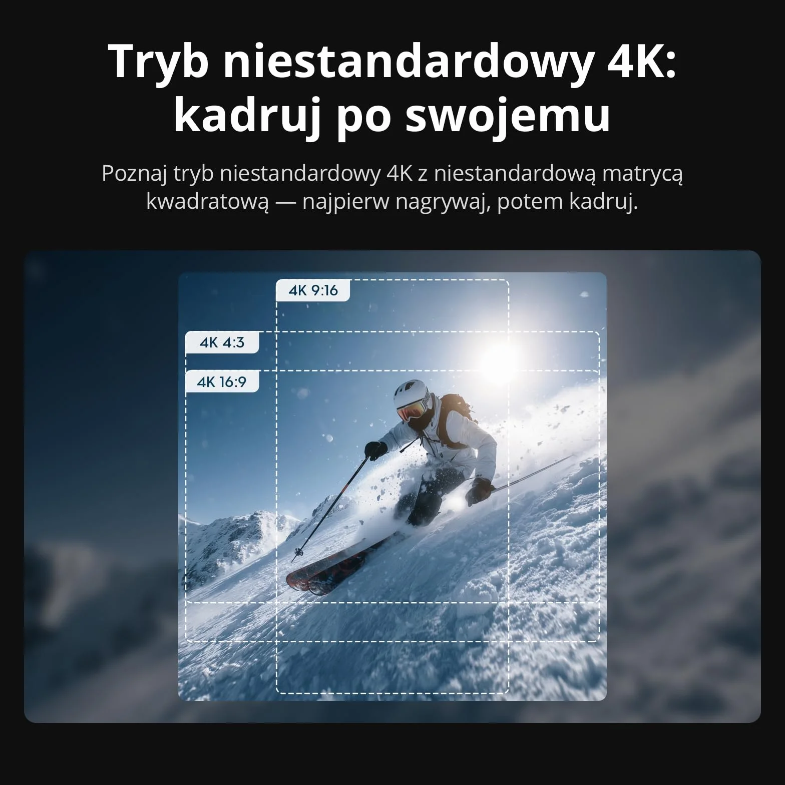 DJI Osmo Action 6 Essential Combo kamera sportowa 8K podwodna matryca 1/1,1″ pamięć 50 GB zmienna przysłona f/2,0–f/4,0 odporna na zimno 4h bateria