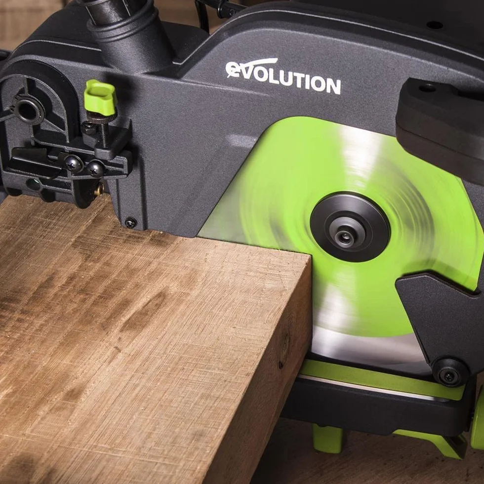 Evolution Power Tools F255SMS wielofunkcyjna piła ukośna, 255 mm, 1600 W, 230 V