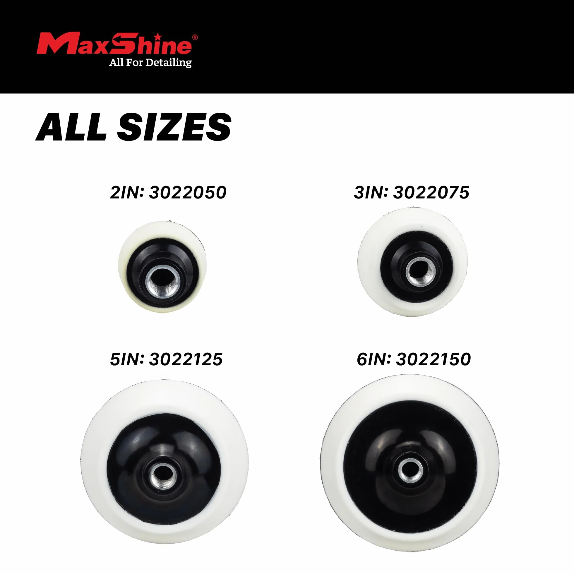 Maxshine ShineMaster Obrotowa podkładka polerska, średnica: 150 mm 15.2 cm, gwint: 5/20.3 cm