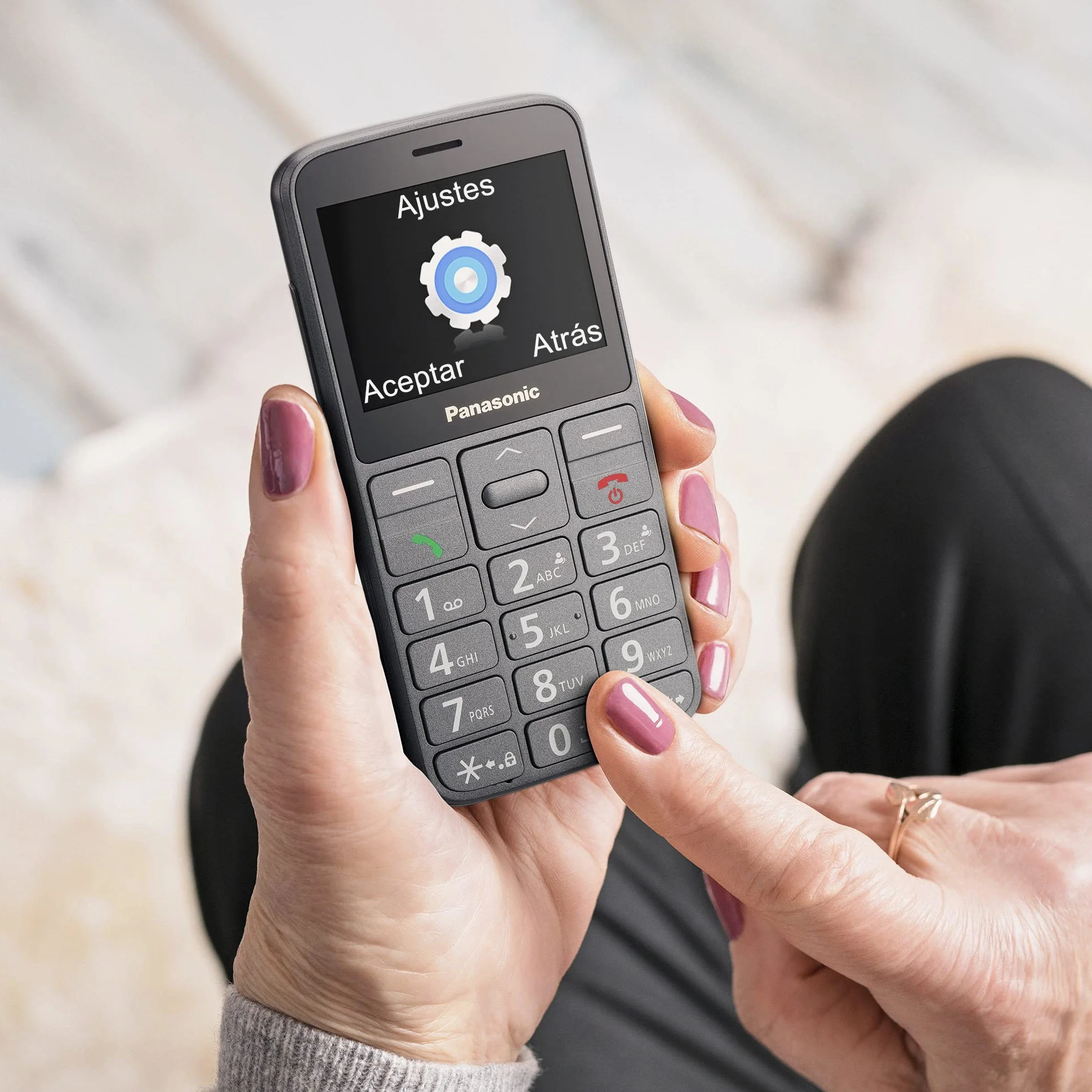 Panasonic Kx-Tu160Exb Telefon Czarny 2.4"