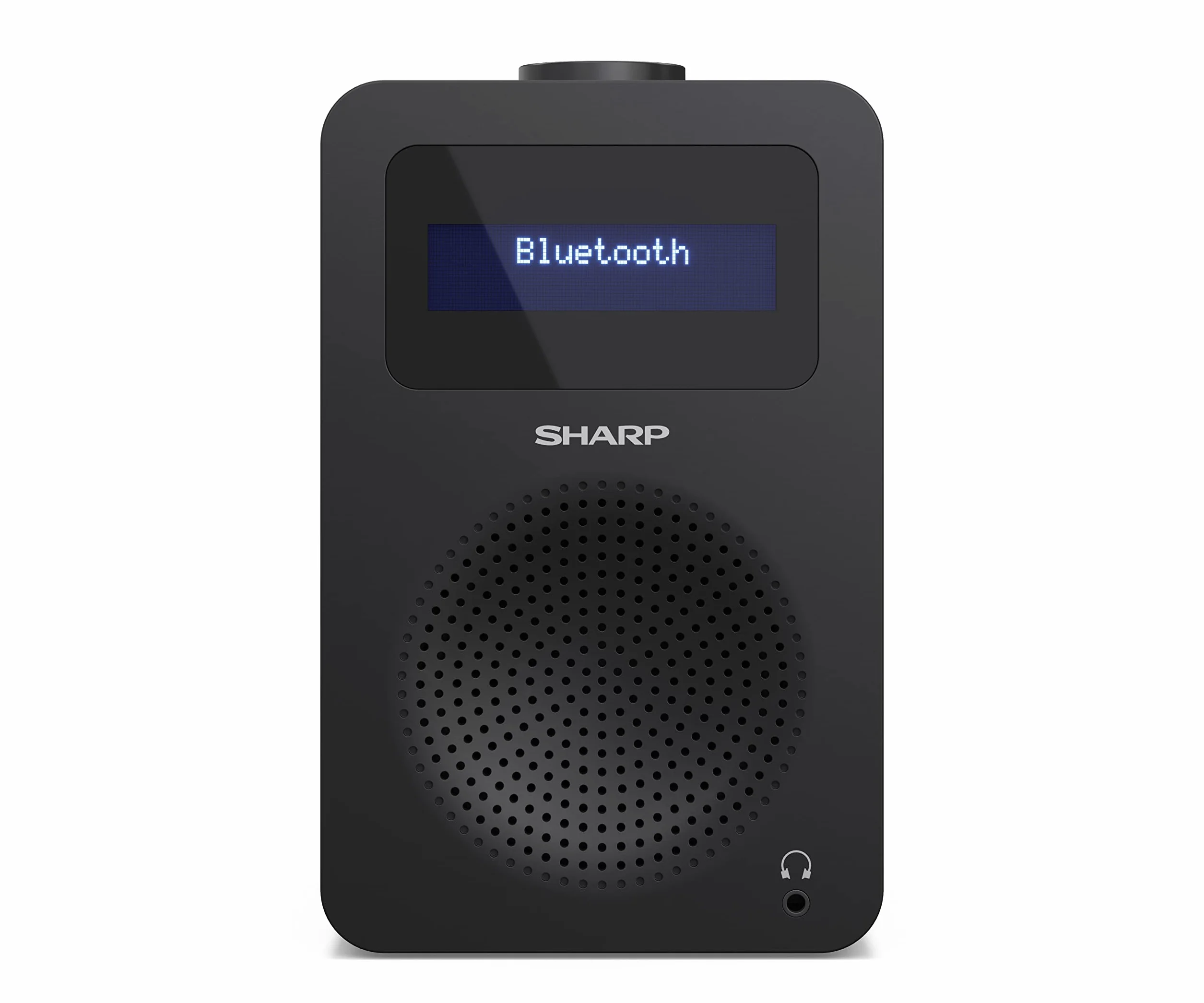 SHARP DR-430 przenośne radio cyfrowe (DAB/DAB+/FM z RDS, Bluetooth 5.0, gniazdo słuchawkowe, 5 W), czarne