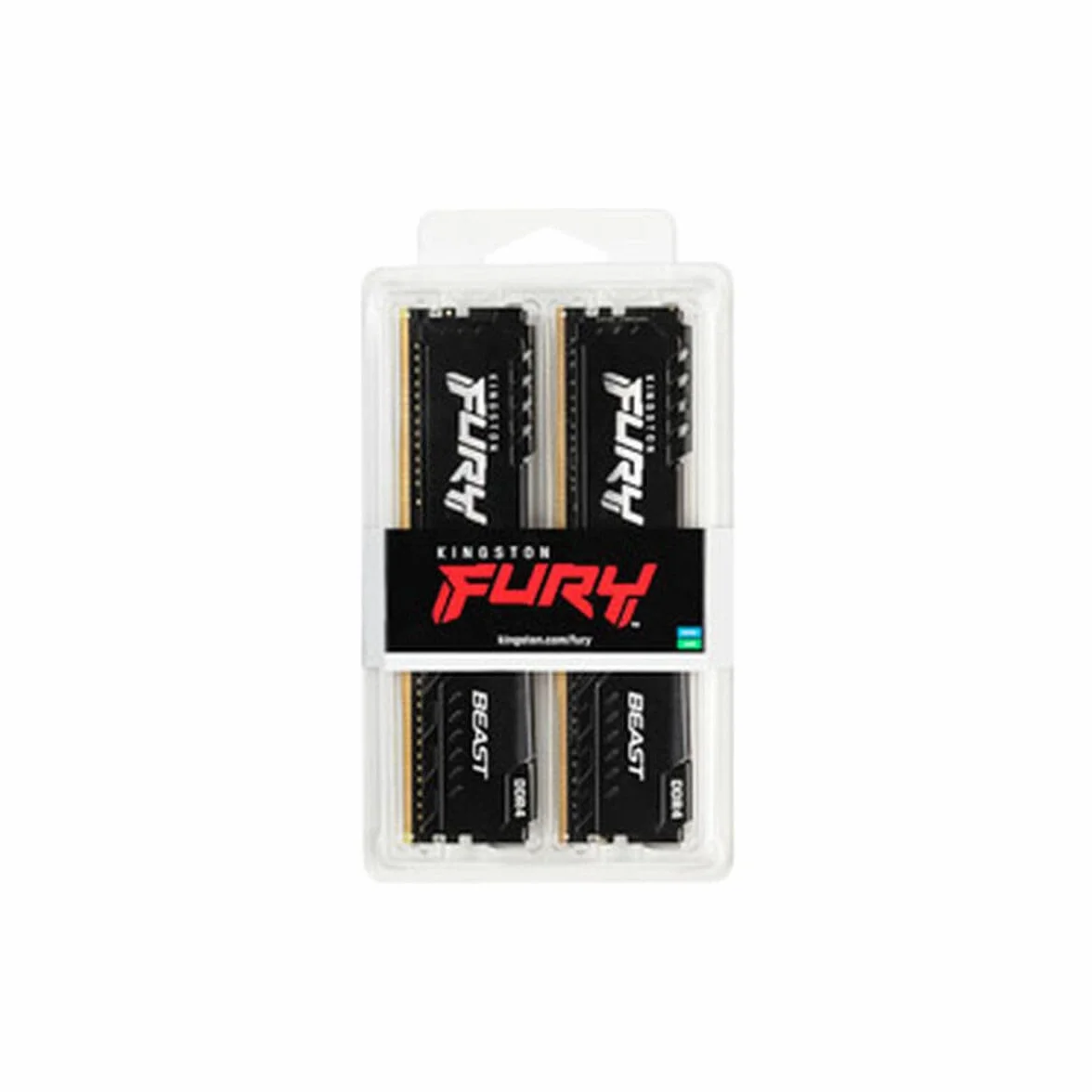 DDR4 32GB KIT 2x16GB PC 3200 Kingston FURY Beast KF432C16BBK2/32