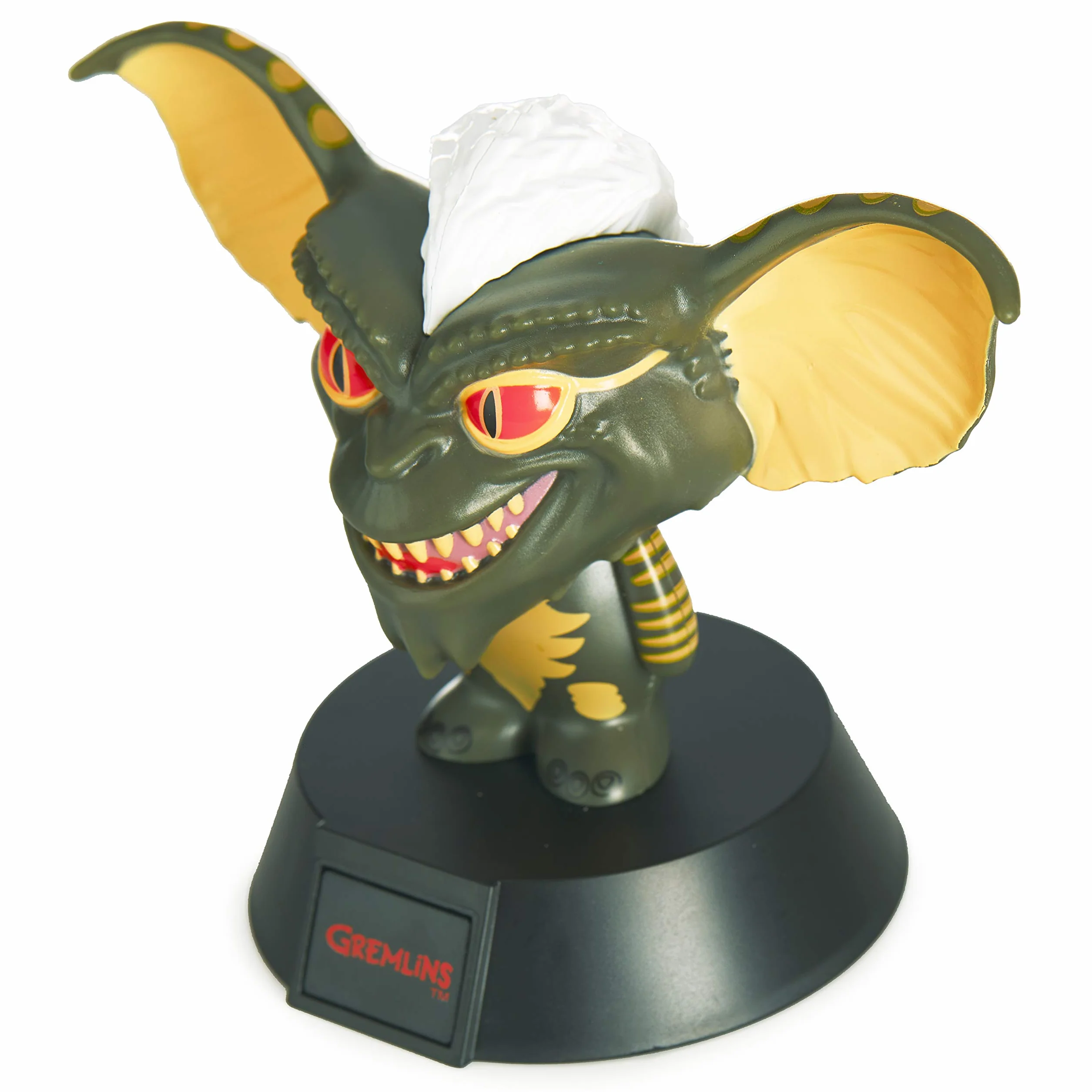 Paladone Gremlins Icon Light Gremlin lampa 3D, czarna, z nadrukiem, z tworzywa sztucznego, z diodami LED, w kartonie z okienkiem.