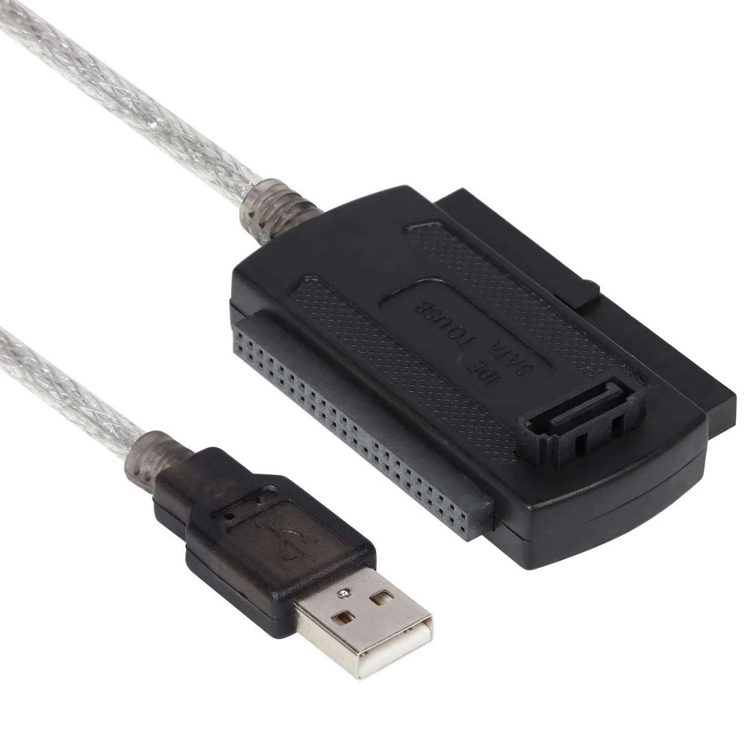 DIGIFLEX Kabel adaptera SATA IDE na USB do dysku twardego HDD - 2,5/3,5 - obsługuje dysk twardy SATA, dysk twardy 2,5 cala, dysk twardy 3,5 cala, CD-ROM, DVD-ROM, CD-RW, urządzenie COMBO, DVD-RW do