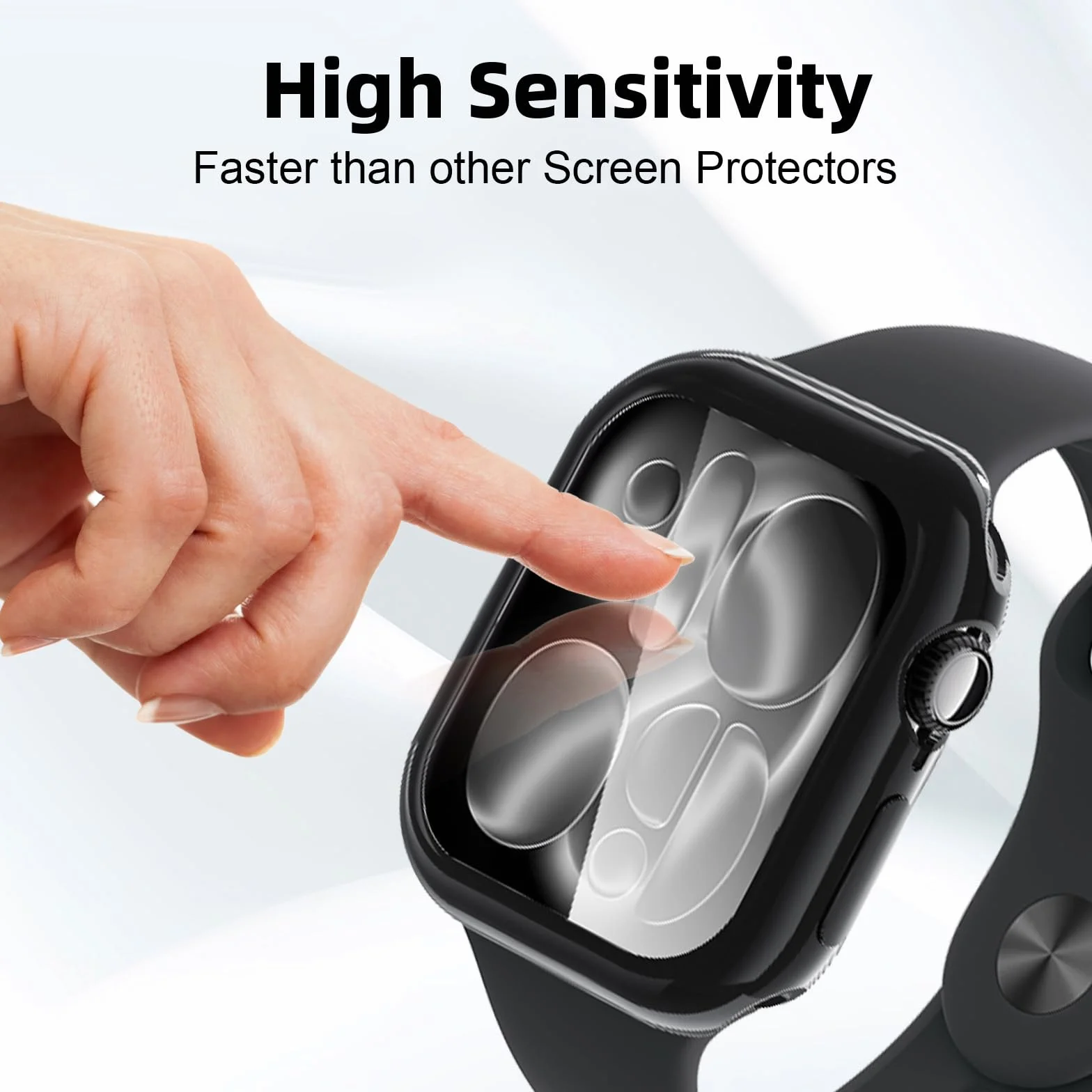 Etui ochronne Apple Watch Series 11 46 mm TPU 4 sztuki folia ochronna