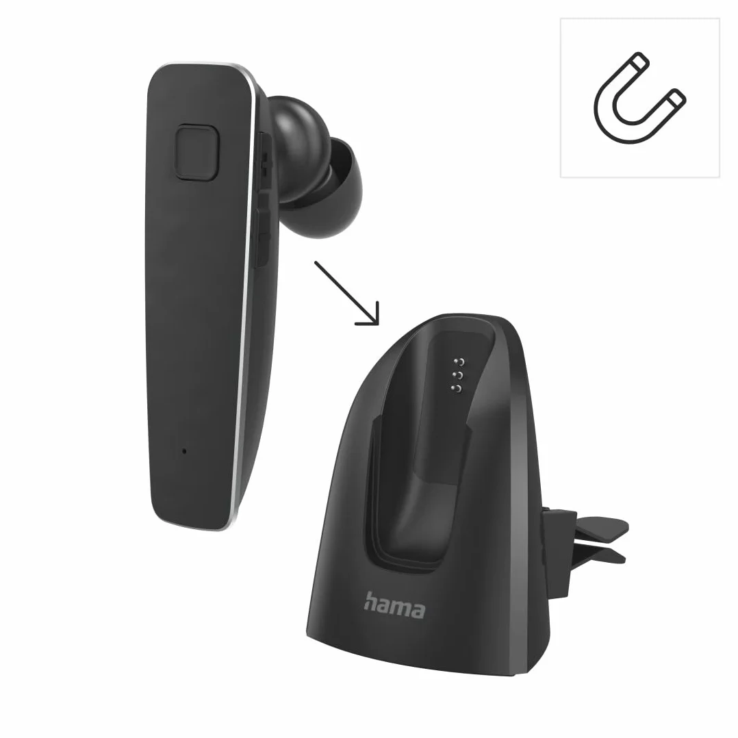 Hama Zestaw słuchawkowy Bluetooth MyVoice2100 Mono Headset 5.0 akumulator 80 h bezprzewodowy