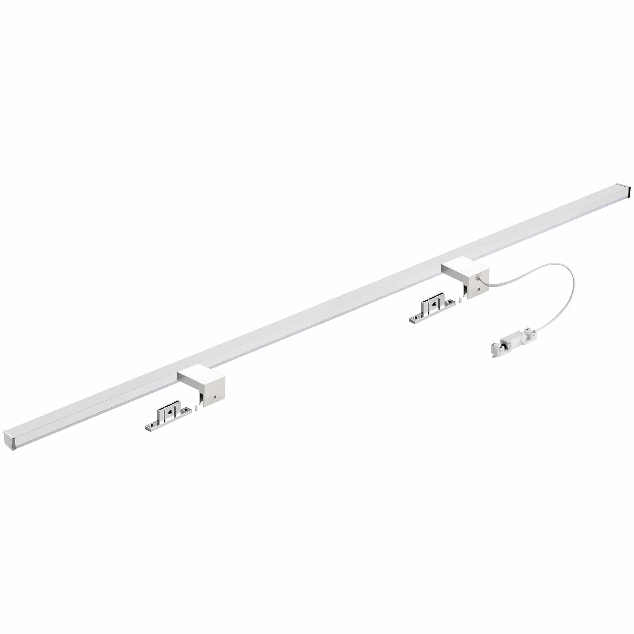 SEBSON® Lampa lustrzana LED, 120 cm, oświetlenie łazienki IP44, lampa szafka lustrzana, neutralna biała 4000 K, 1500 lm, oświetlenie lusterka 1200 x 98 x 44 mm aluminium
