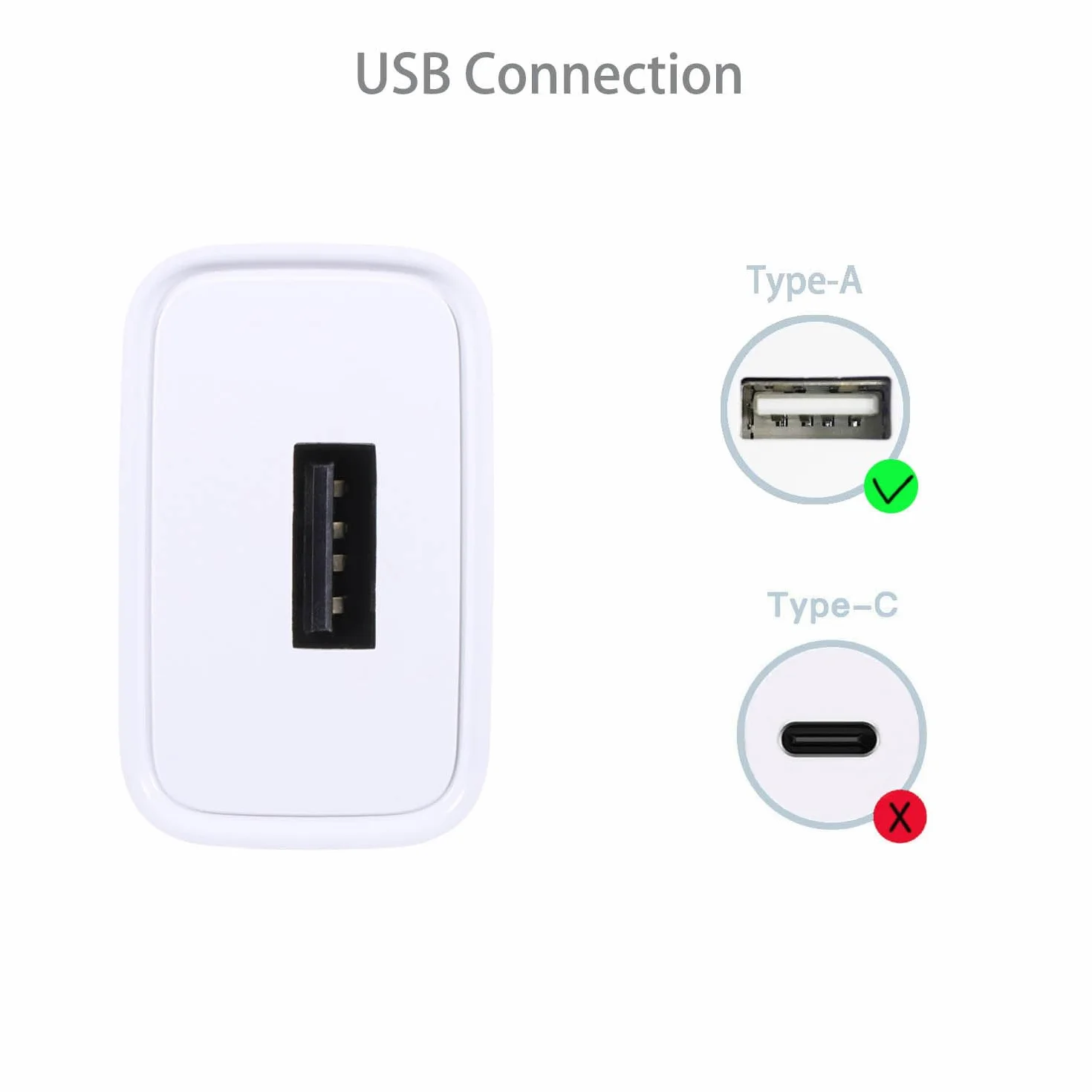 Ładowarka USB 5 V/1 A 2-pak adapter sieciowy