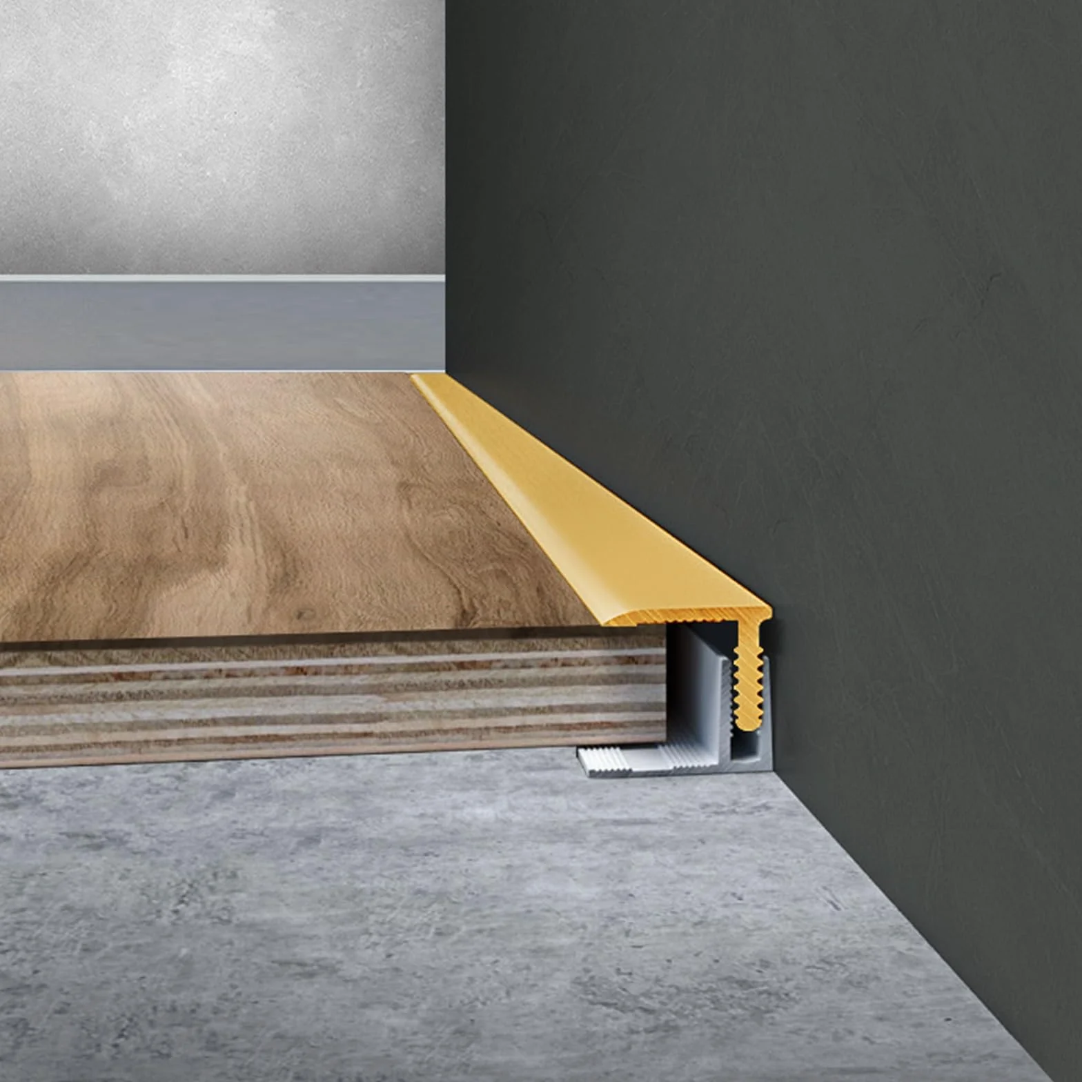 Listwa podłogowa z ap T 100240 cm, miedziana listwa Ed do wejść, drewno do płytek, cement winylowy, 15 x 12 mm i solut