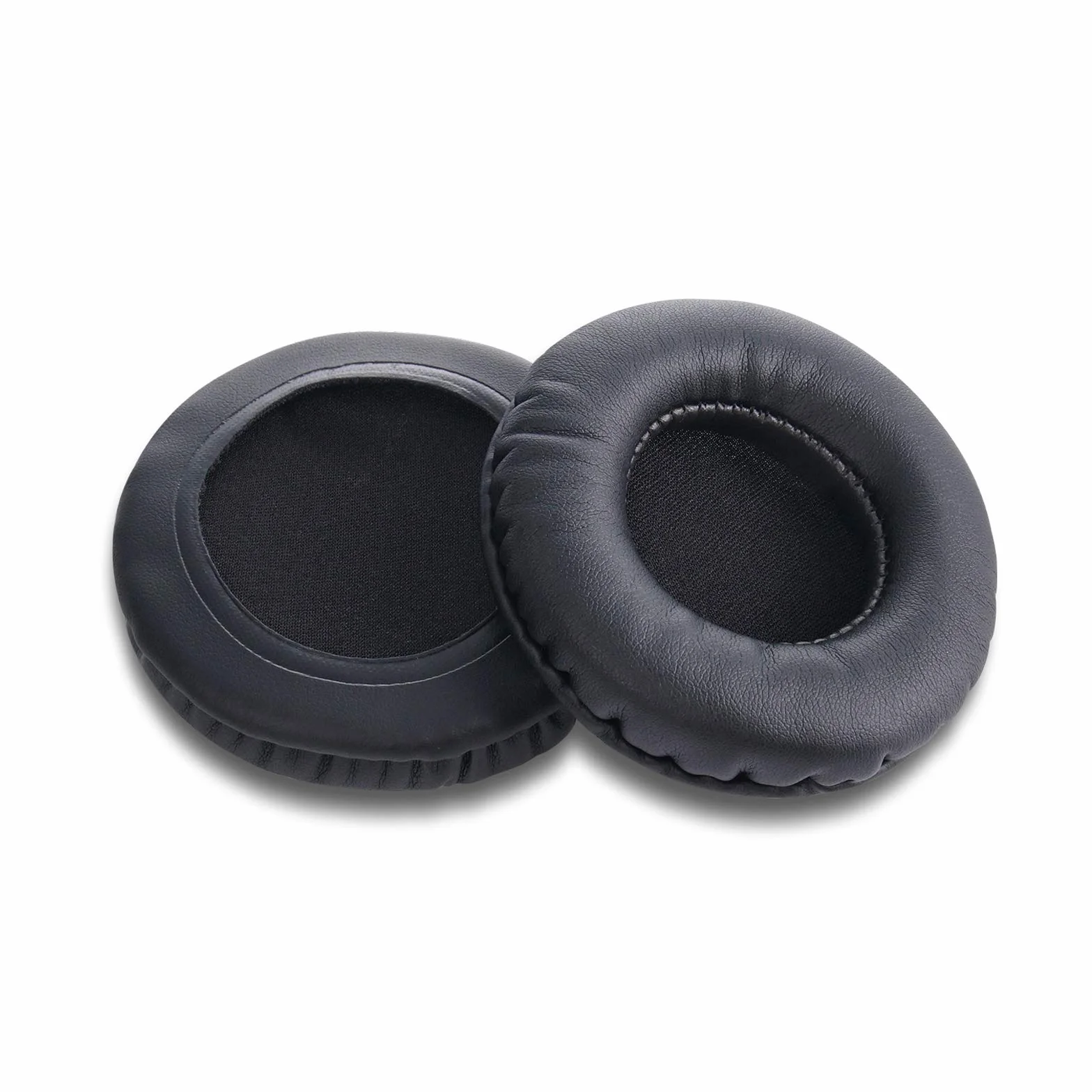 Yizhet 1 para okrągłych nauszników 70mm wymienne skóra proteinowa uniwersalne 7cm poduszki do słuchawek