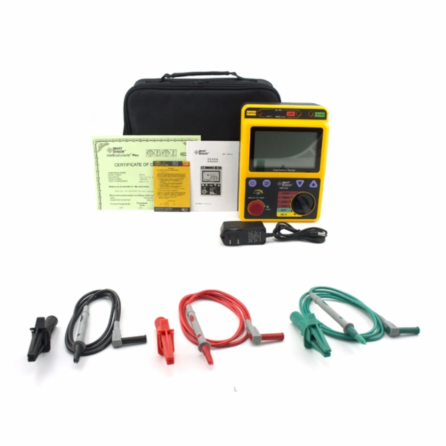 250~2500V cyfrowy tester izolacji wysokiego napięcia Megohmeter Tester napięciowy Meter AR3123, Precyzyjny pomiar