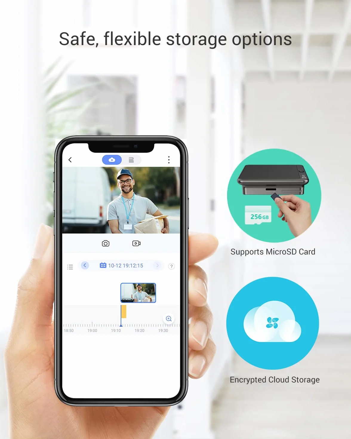 EZVIZ CP4 dzwonek do drzwi WLAN o szerokim kącie widzenia 166° z czujnikiem PIR, z kamerą 2 Mpx z ekranem 4,3 cala, akumulator 4600 mAh, rozpoznawanie osób, dwukierunkowe połączenia wideo