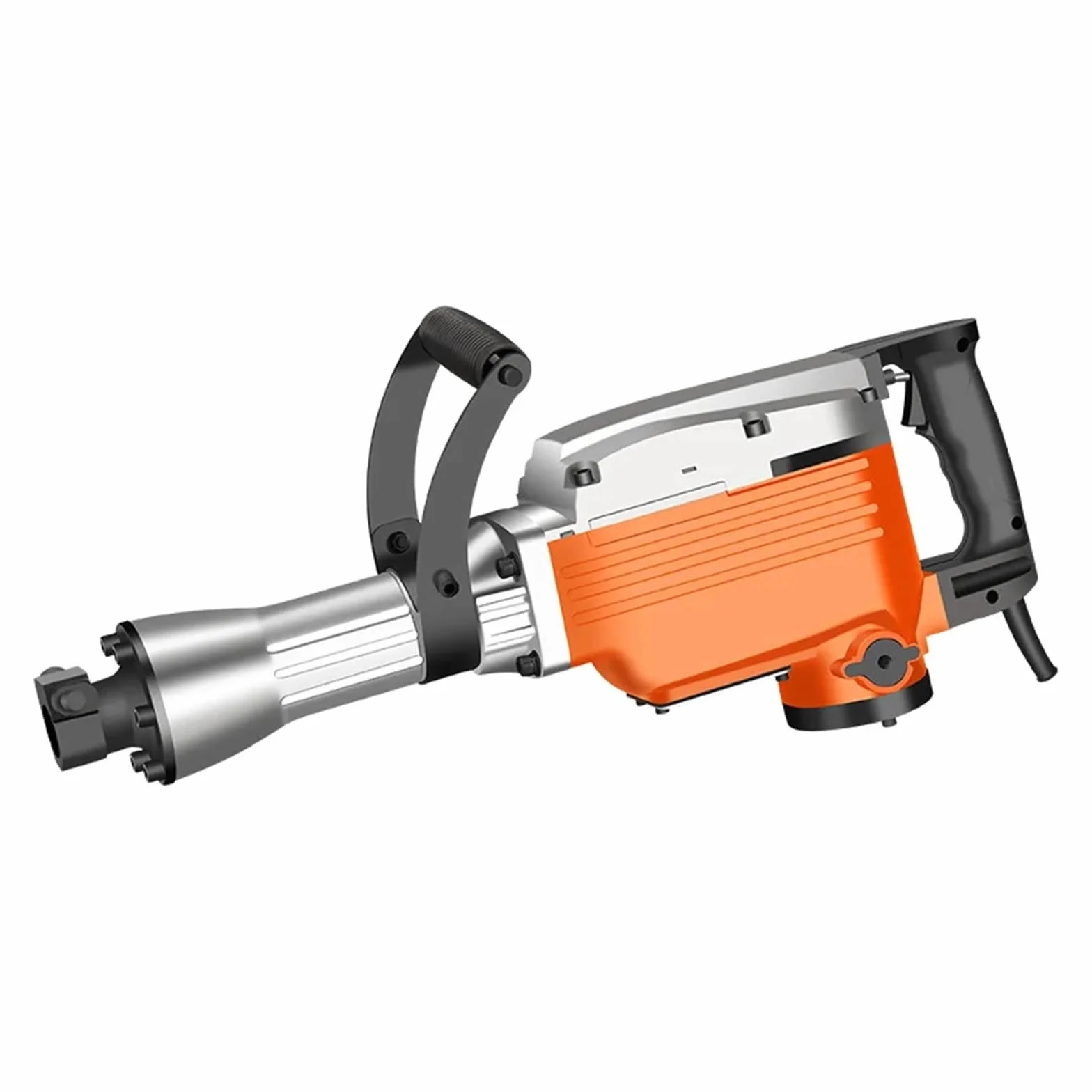 Młot wyburzeniowy Elektryczny młot udarowy Heavy Duty 1500W/1600W do betonu, 3 sztuki dłut, bity mielenia, walizeczka(95)