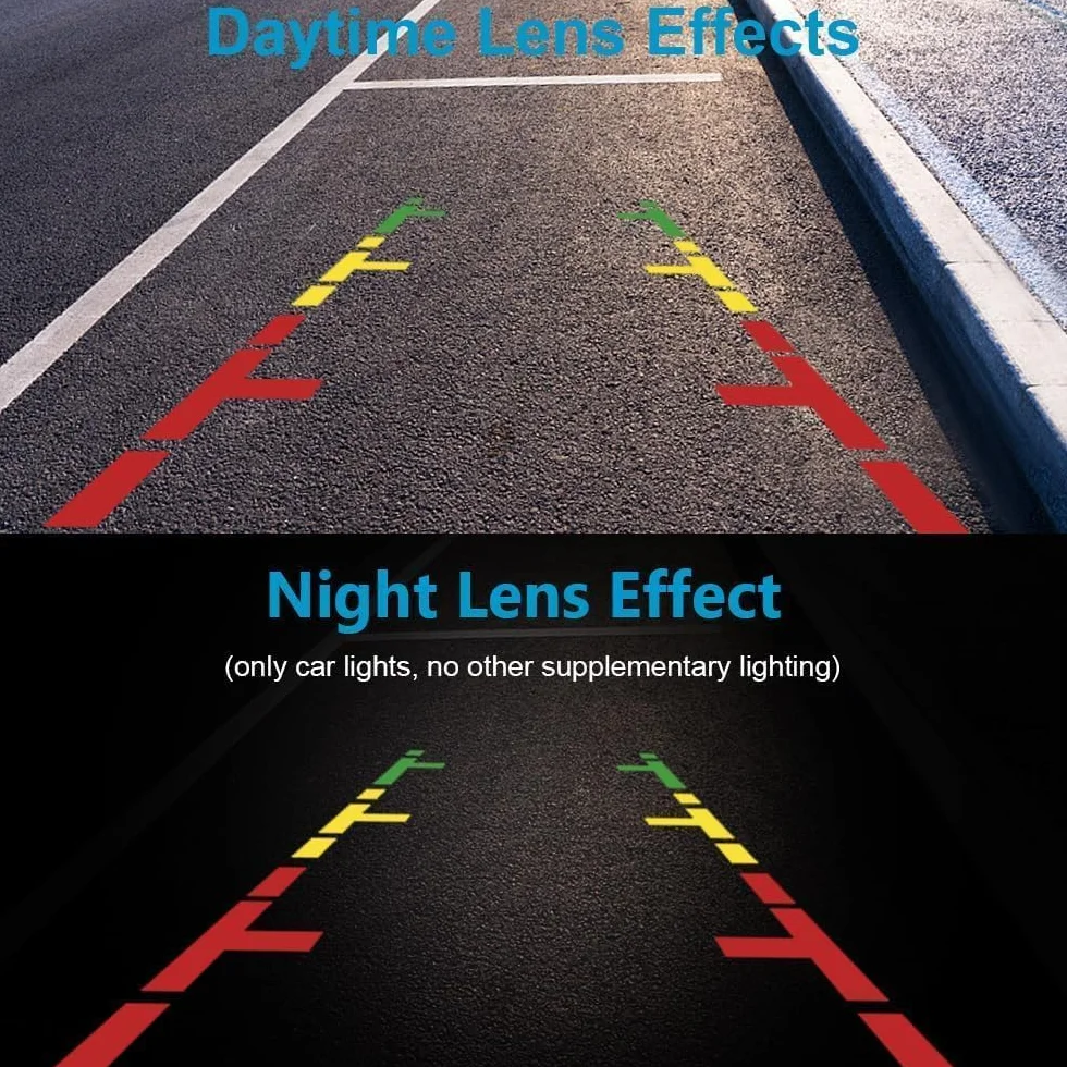 OBEST Samochodowa kamera cofania 1080P Night Vision, AHD/CVBS metalowa kamera cofania/widok z boku, obrót o 360°, szeroki kąt 170°, do samochodu/przyczepy kempingowej/ciężarówek/vana 12V-24V