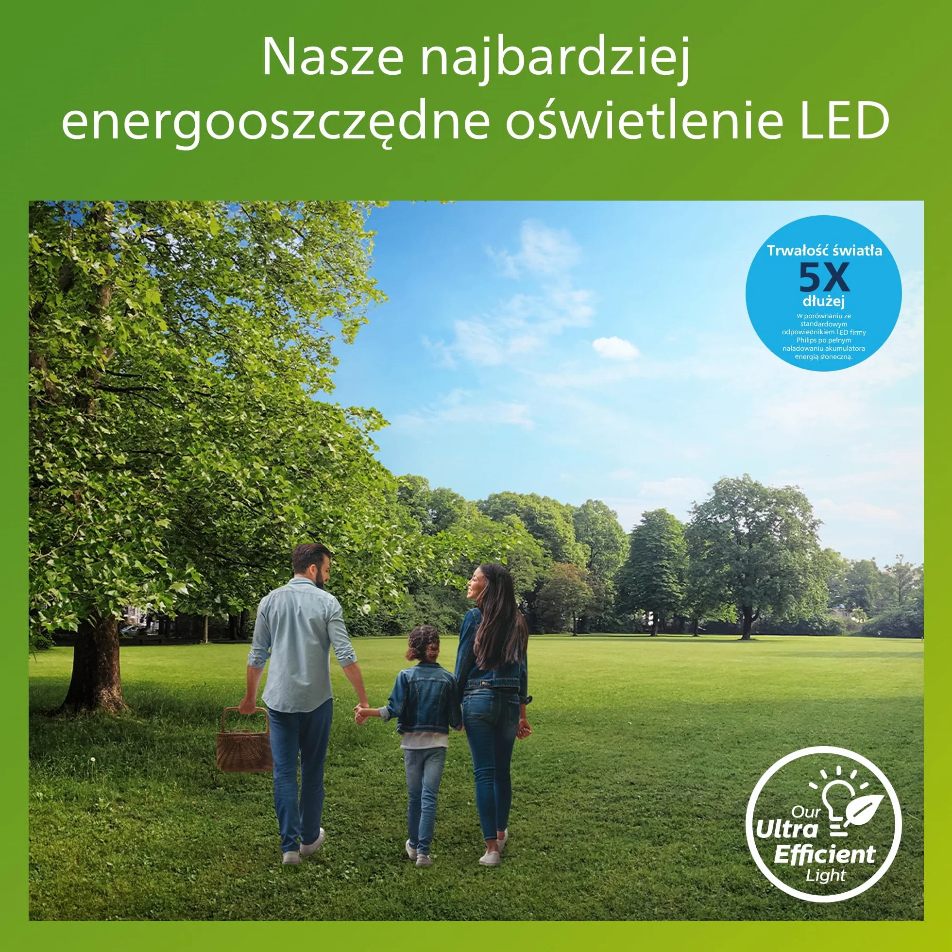Philips Tylus UltraEfficient Zewnętrzna Lampa Solarna Bezpieczeństwa z Czujnikiem, 3000K, 1000/50lm, Biała