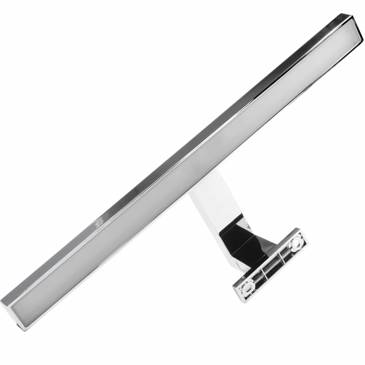 LIGHTWORLD24 Welt der Lichter Lampa LED do lustra I lampa łazienkowa I oświetlenie do makijażu I łazienka I lampa do zabudowy I oświetlenie szafy I lampa zaciskowa I 230V I 550lm I IP44 I 30cm I 5W