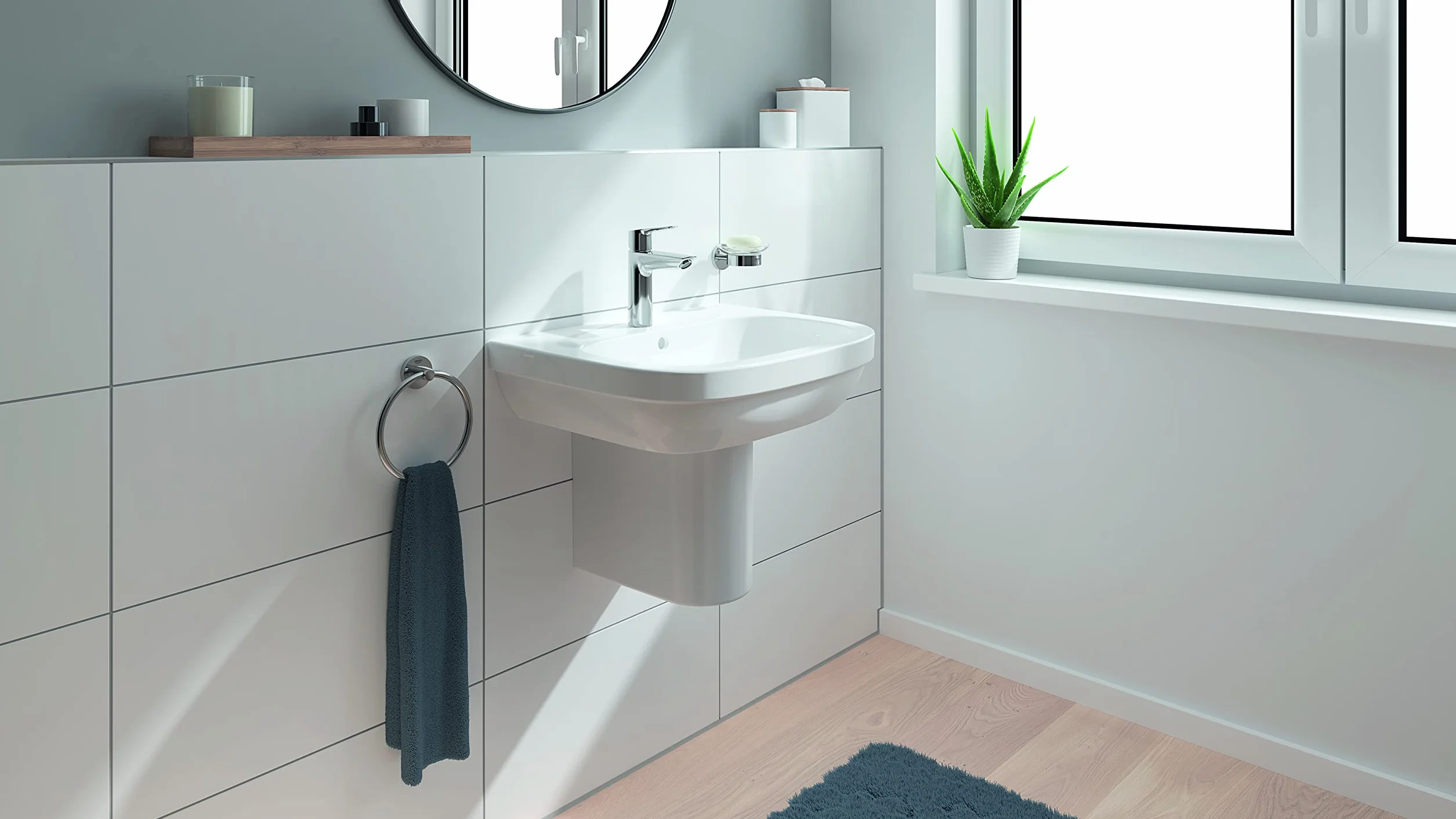 Grohe Start 2021 Bateria, Srebrny, ‎35.2 x 17.5 x 6.9 cm; 1.85 kg