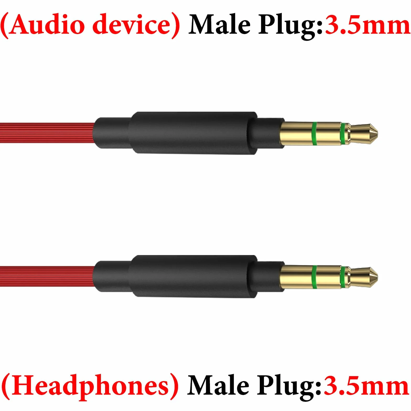 Geekria Kabel audio stereo AUX 3,5 mm (1,2 m) kompatybilny z Yamaha YH-L500A