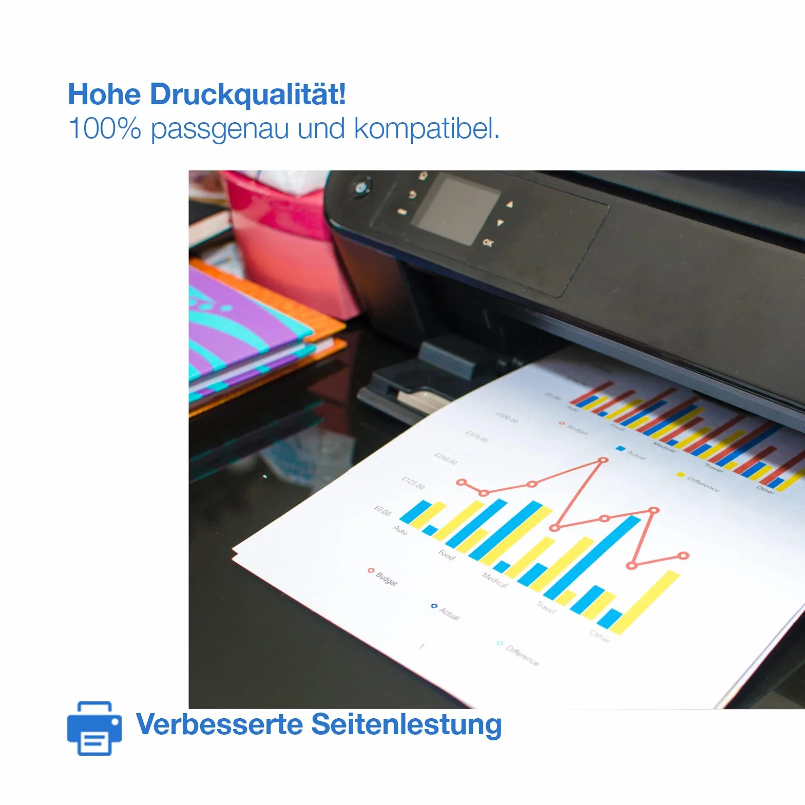 Duston TN-1090 wymienialny toner, kompatybilny z Brother DCP-1622WE, 1623WE, HL-1222WE, 1223WE, czarny