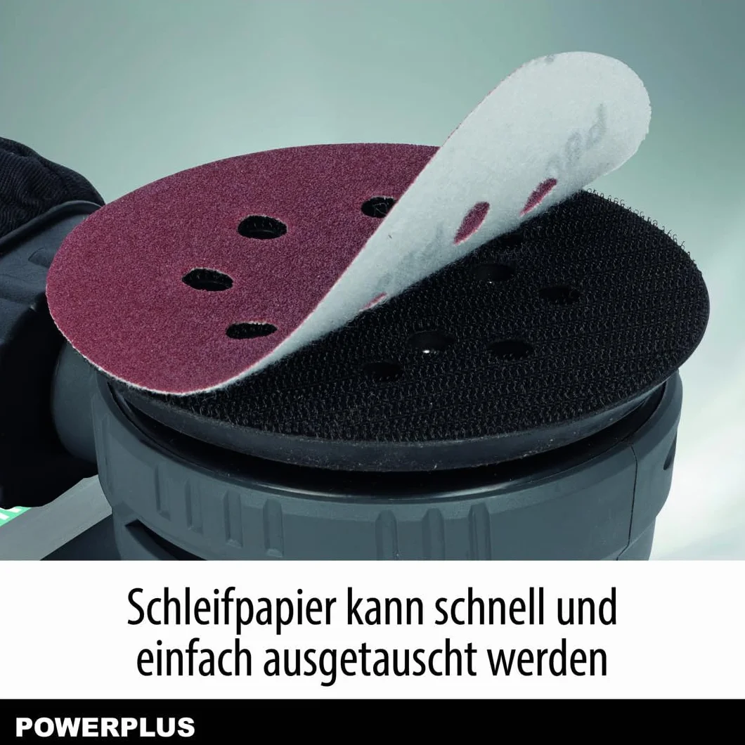 Powerplus POWEB4010 szlifierka taśmowa, szlifierka oscylacyjna, kolor czarny, szary, 10000 OPM