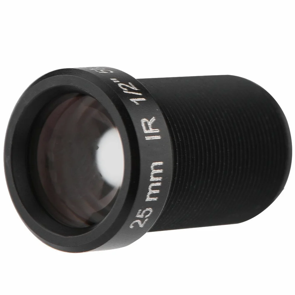 Obiektyw kamery CCTV 5MP 25mm M12 x 0,5 IR noktowizor uniwersalny